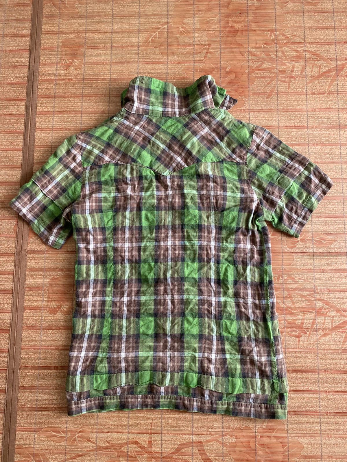 If Six Was Nine Japanese plaid double layer buttonshirt vkei kmrii goa Size US M / EU 48-50 / 2 - 5 Thumbnail