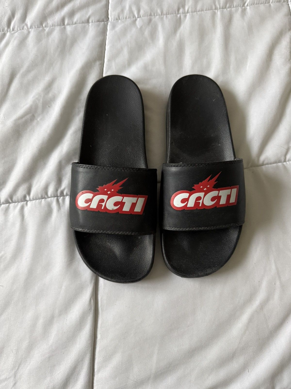 Travis Scott Travis Scott Cacti Black Slide Sandals Size US 10 / EU 43 - 1 Thumbnail