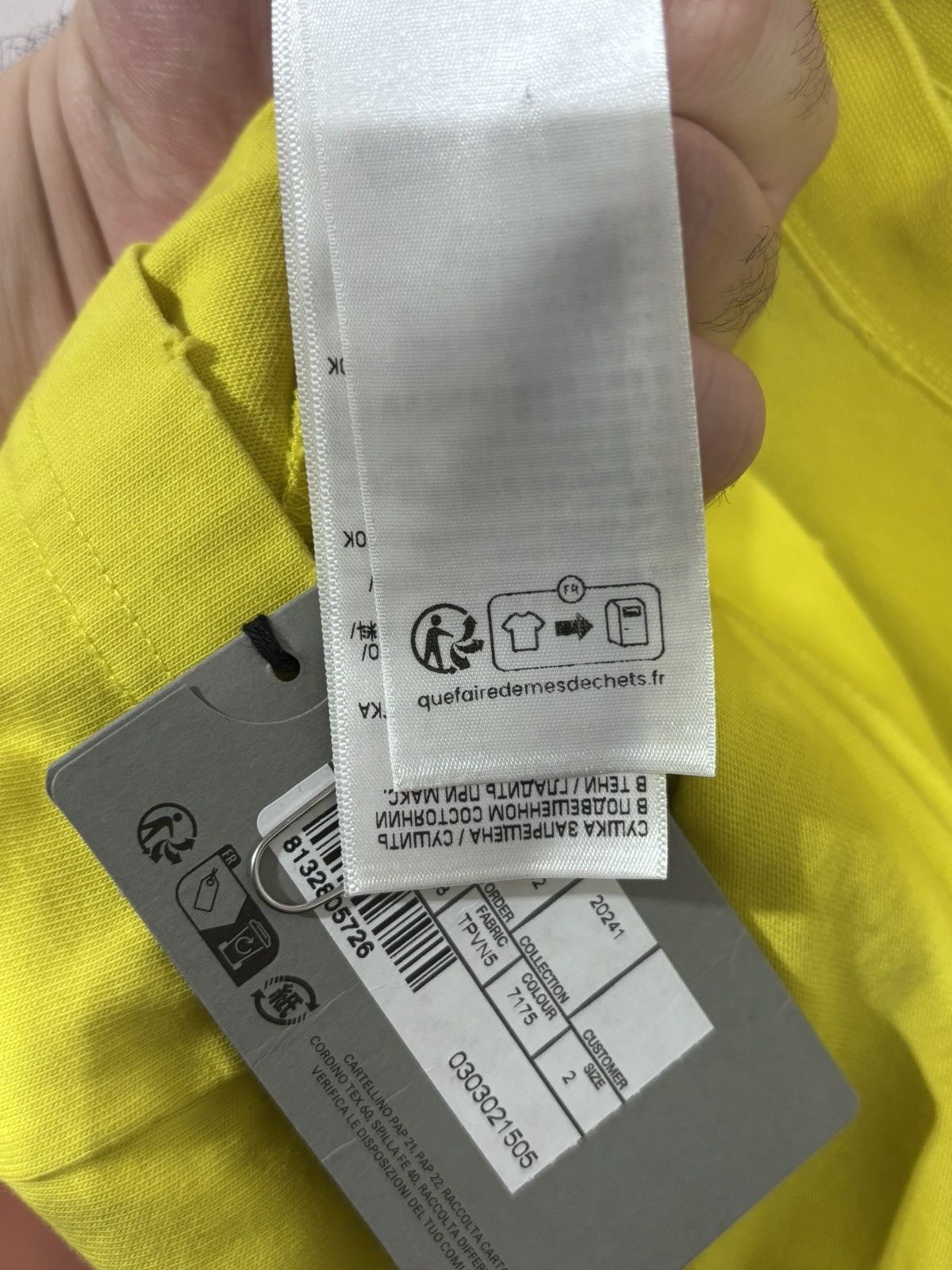 Balenciaga Balenciaga Darkwave Yellow Tee Size US M / EU 48-50 / 2 - 8 Thumbnail
