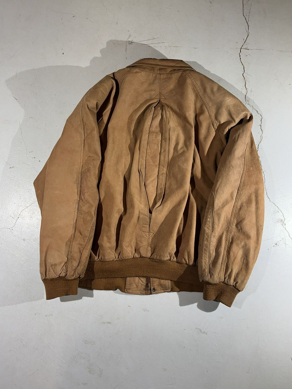 Marlboro Marlboro vintage mens leather bomber jacket Size US L / EU 52-54 / 3 - 7 Thumbnail
