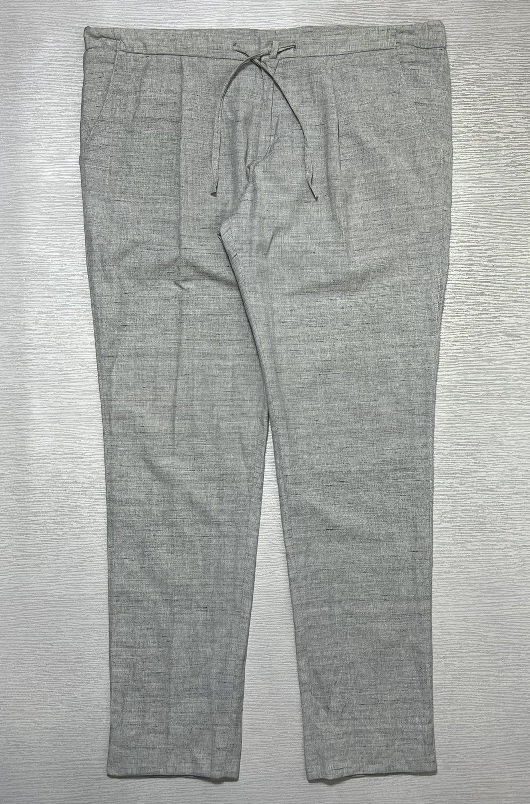 Loro Piana - Flax Virgin Wool Linen Blend Drawstring Trouser