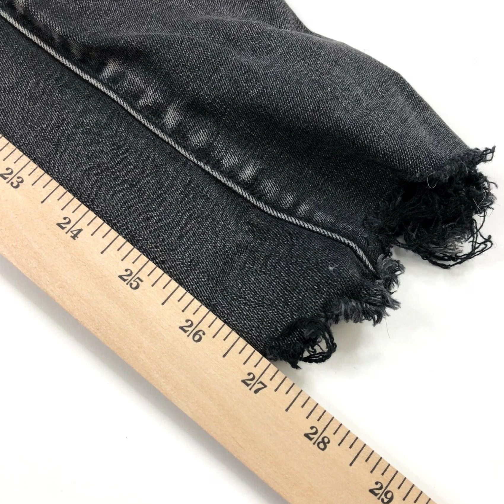 American Eagle Outfitters VINTAGE American Eagle Jegging 6 Tag 28W 27L Raw Hem Distressed Denim Jeans Womens Size 28" / US 6 / IT 42 - 4 Thumbnail