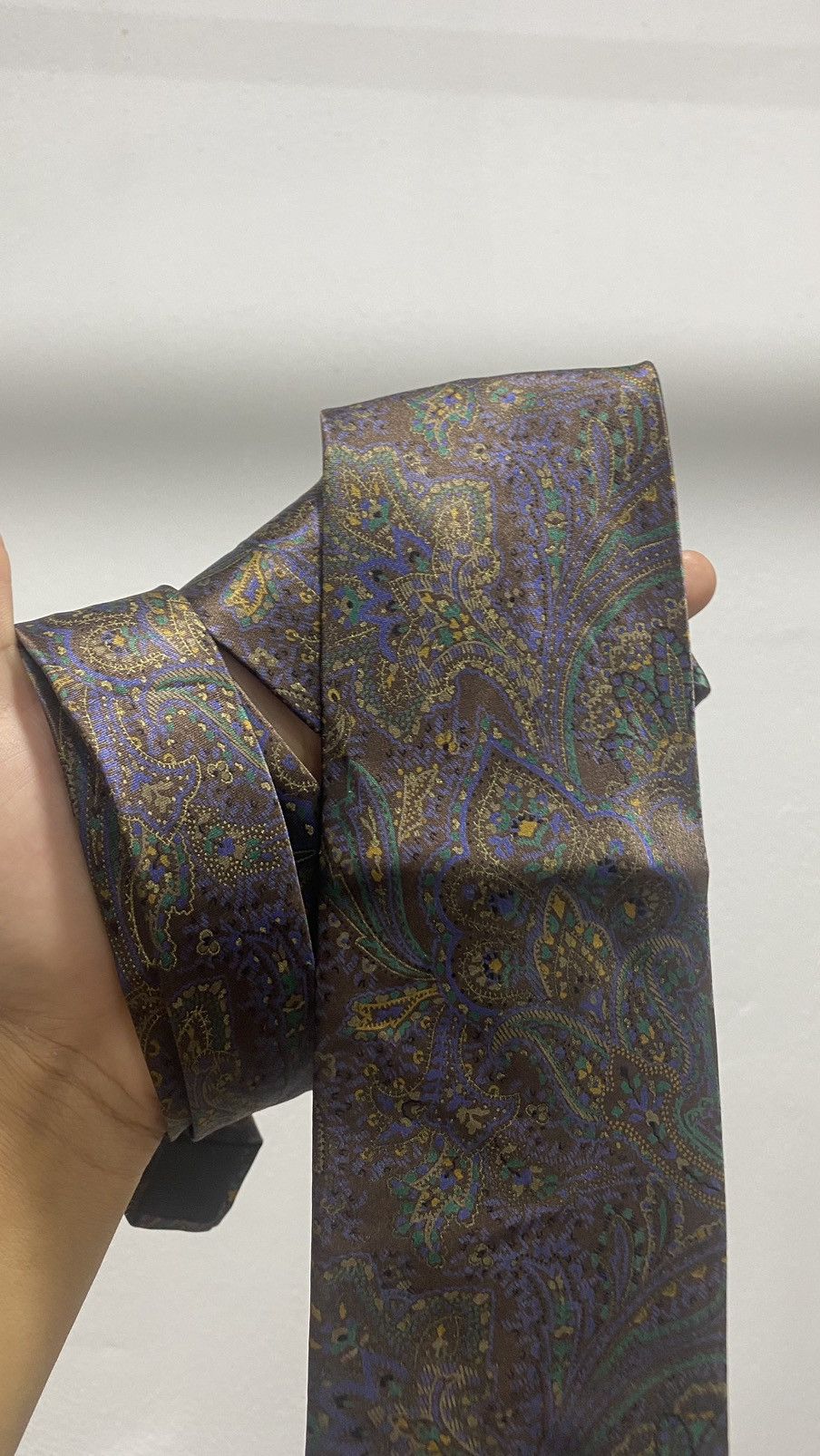 Designer × Lanvin Lanvin Paisley Neck Tie Size ONE SIZE - 3 Thumbnail