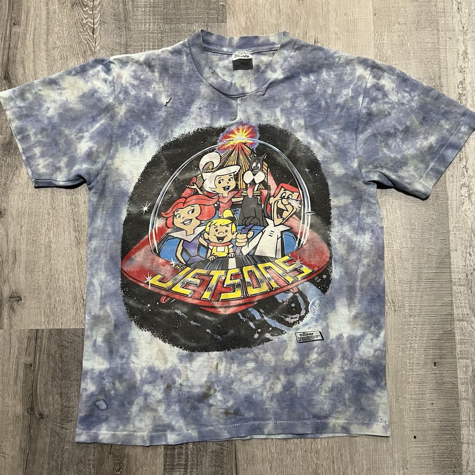 Fruit Of The Loom The Jetsons Vintage 1990s T Shirt Hanna Barbara Production Size US M / EU 48-50 / 2 - 1 Thumbnail