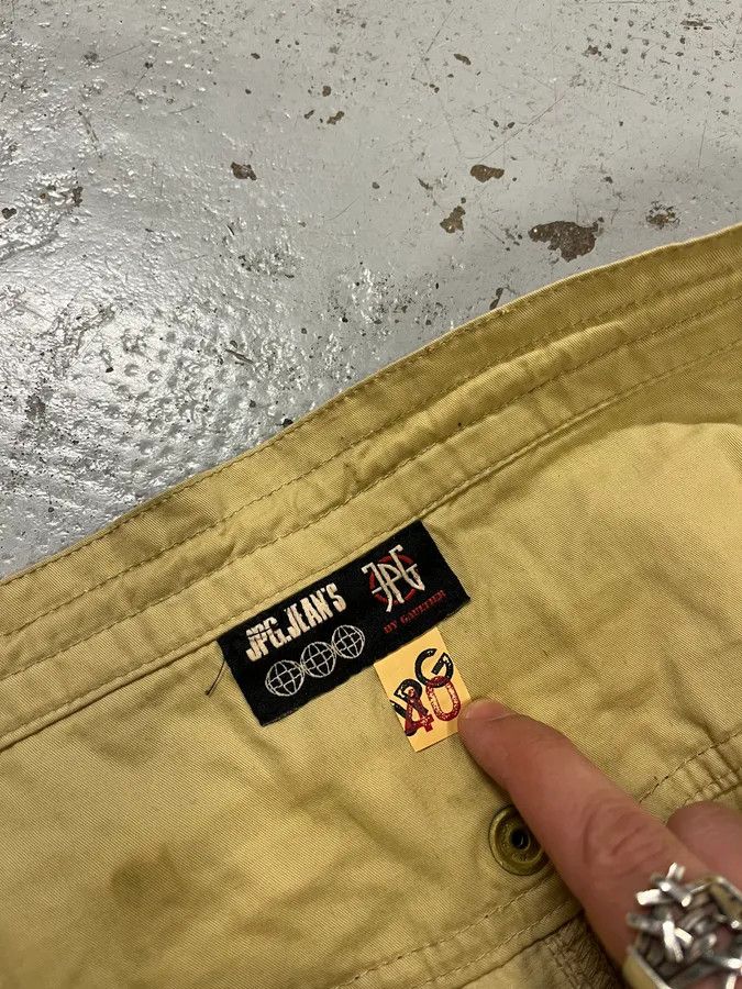 Jean Paul Gaultier AW2003 Jean Paul Gaultier Cargo Bondage Beige Skirt Size 27" / US 4 / IT 40 - 12 Thumbnail