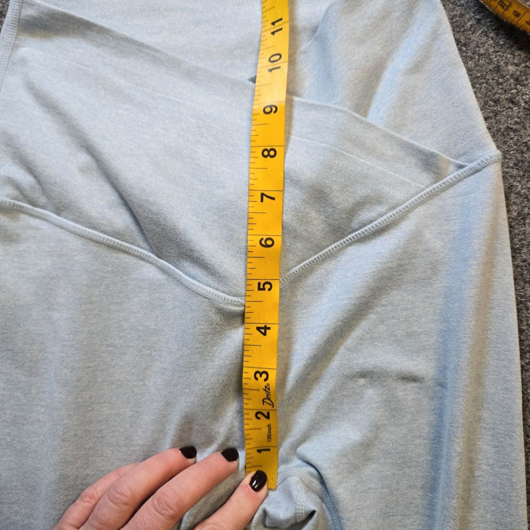 Vintage VINTAGE ILUS Pants Womens XS Blue Flare Crossover Waist Yoga Athleisure Casual Size 26" / US 2 / IT 38 - 6 Thumbnail