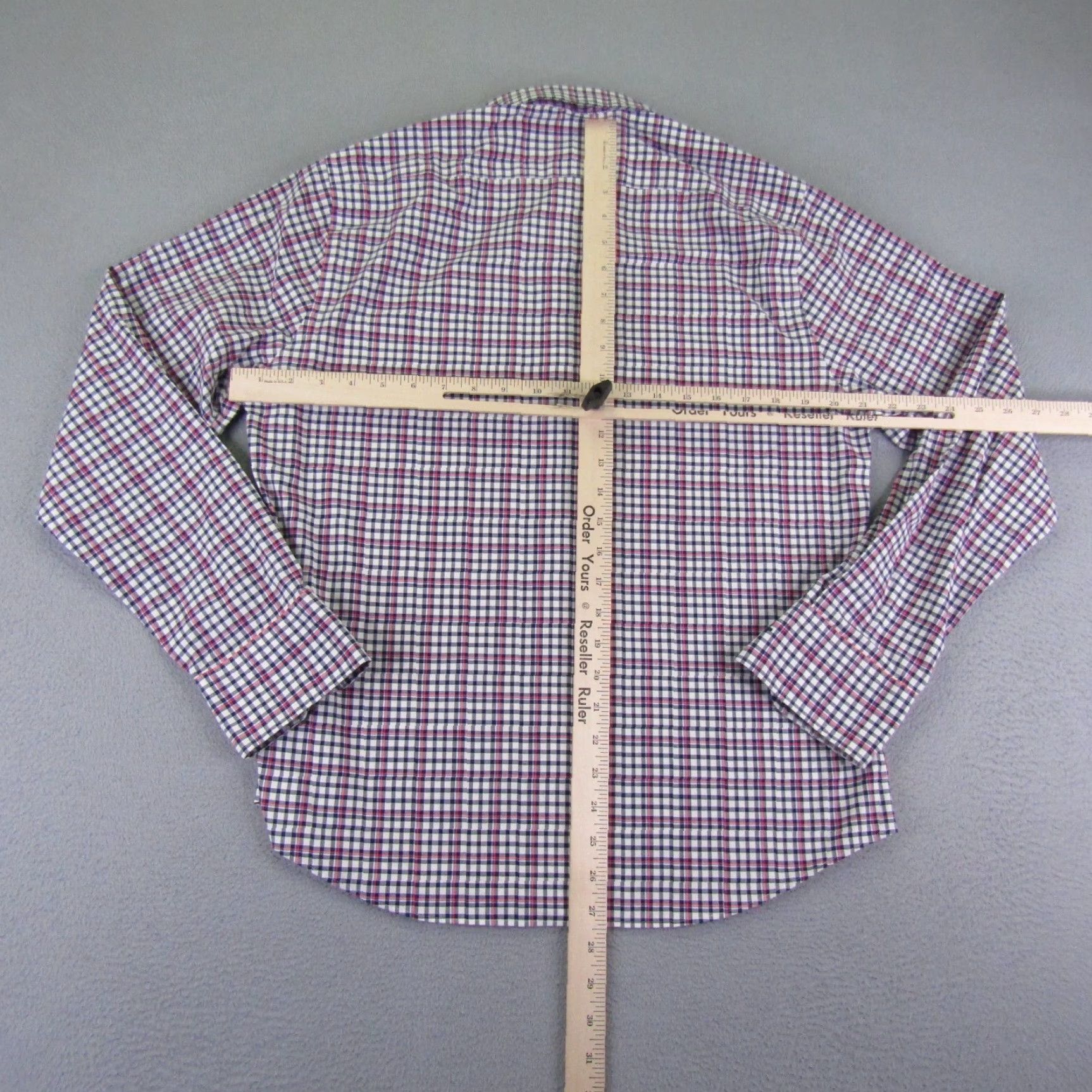 Vintage Twillory Shirt Mens Medium Blue Pink Plaid Button-Up Business Casual Formal Workwear Button-Down Collared Breathable Lightweight Stretch Size US M / EU 48-50 / 2 - 7 Thumbnail