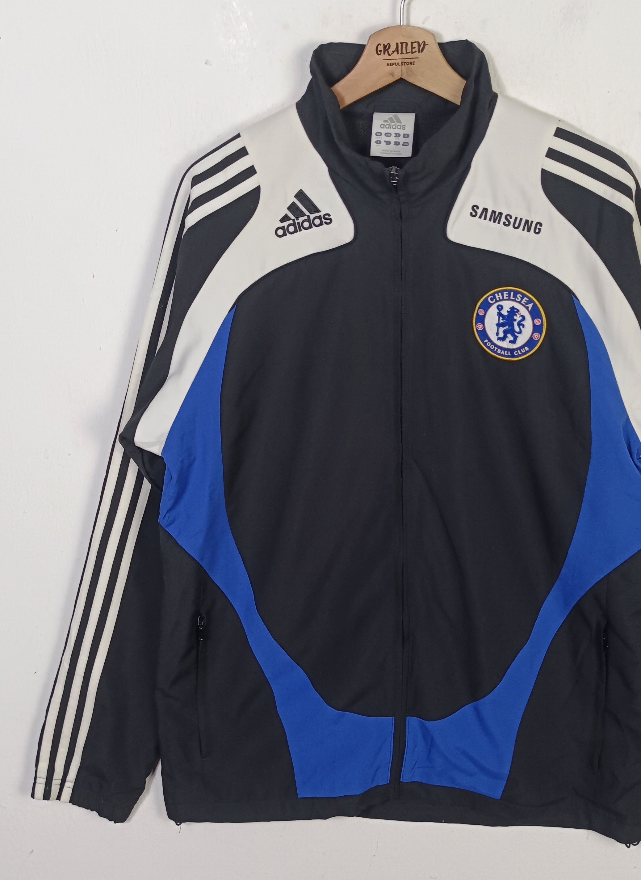 Adidas Vintage Chelsea Track Jacket Adidas size L Samsung Mobile Size US L / EU 52-54 / 3 - 4 Thumbnail