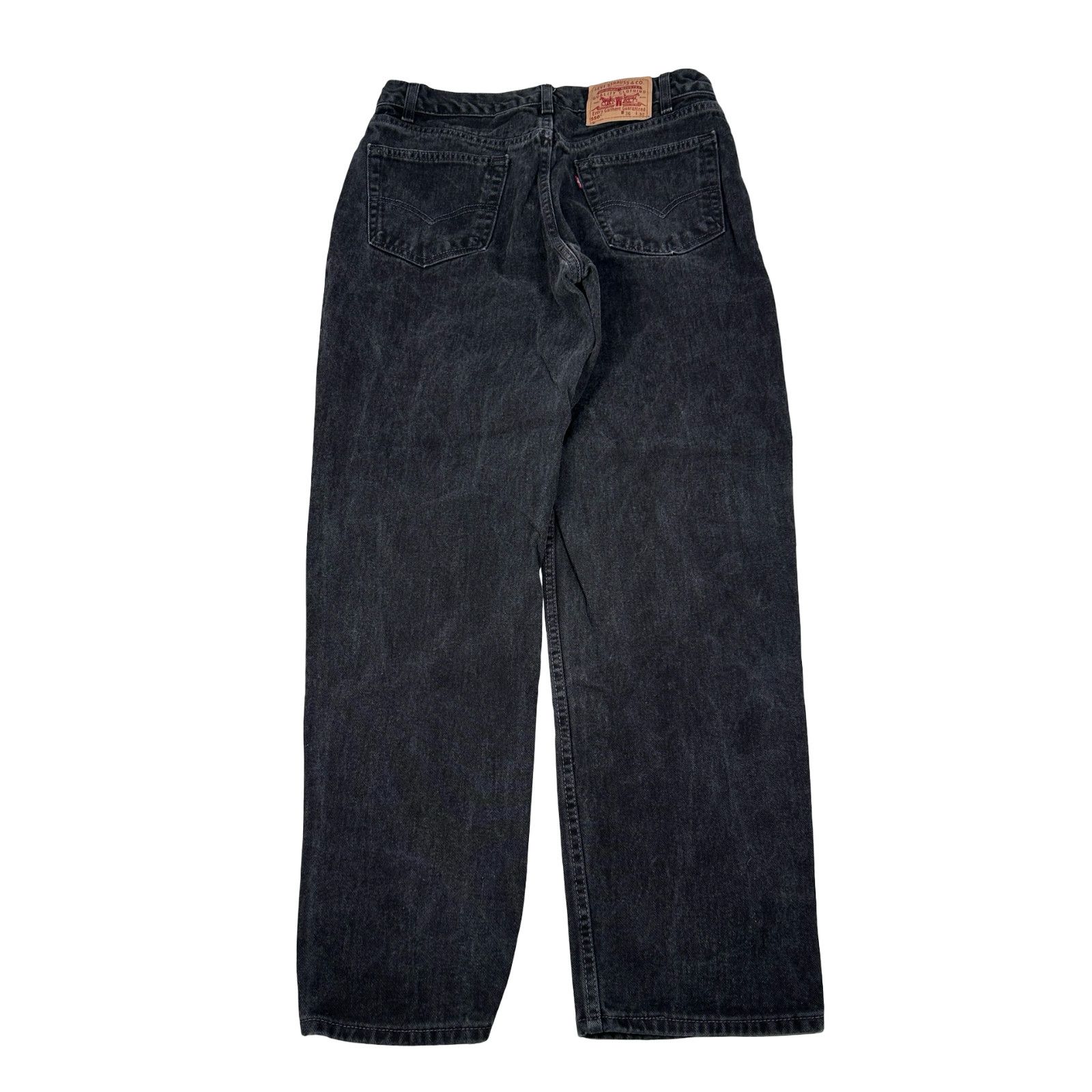 Levi's Vintage Levi's 550 Relaxed Jeans Men 36x32 Black Denim USA Size US 36 / EU 52 - 2 Thumbnail