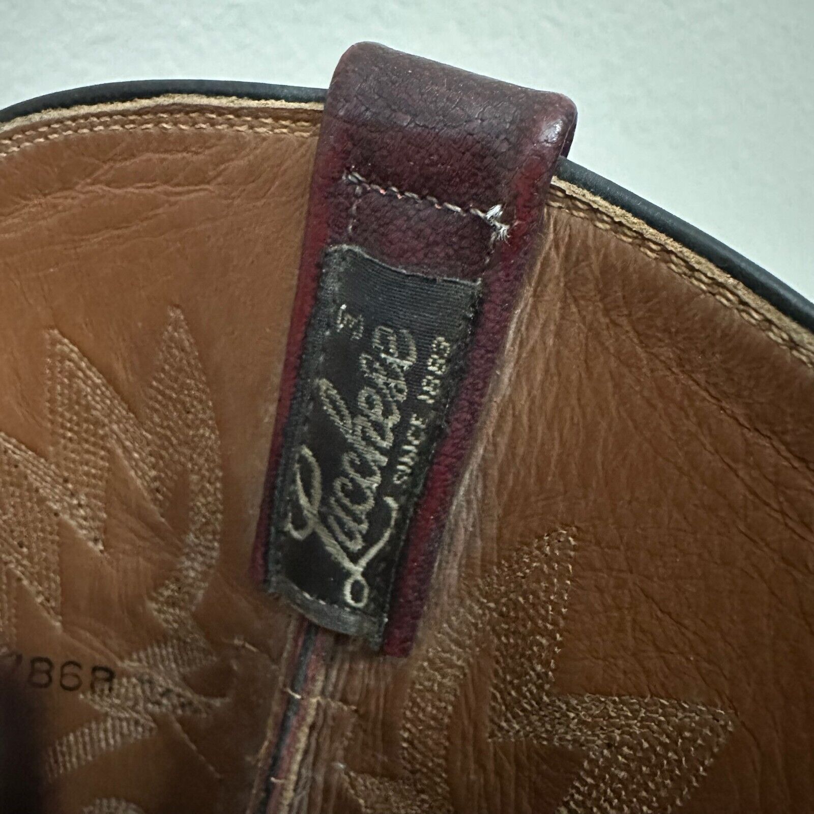 Lucchese LUCCHESE Kip Lizard Boots Leather Pull On Western Cowboy Size US 7 / EU 40 - 7 Thumbnail