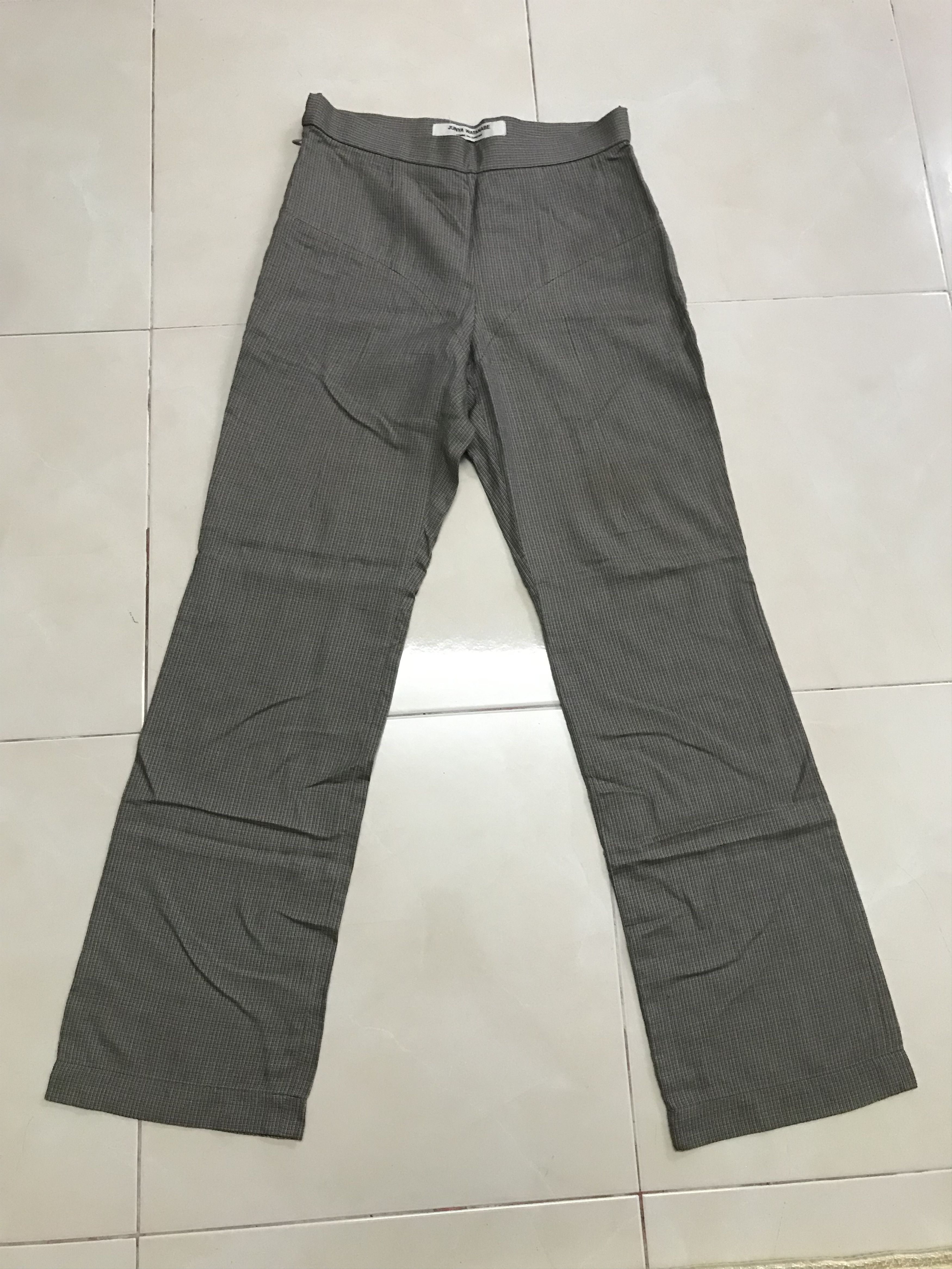 Comme des Garcons JUNYA WATABABE x CDG RAYON PANTS VINTAGE Size 28" / US 6 / IT 42 - 1 Thumbnail