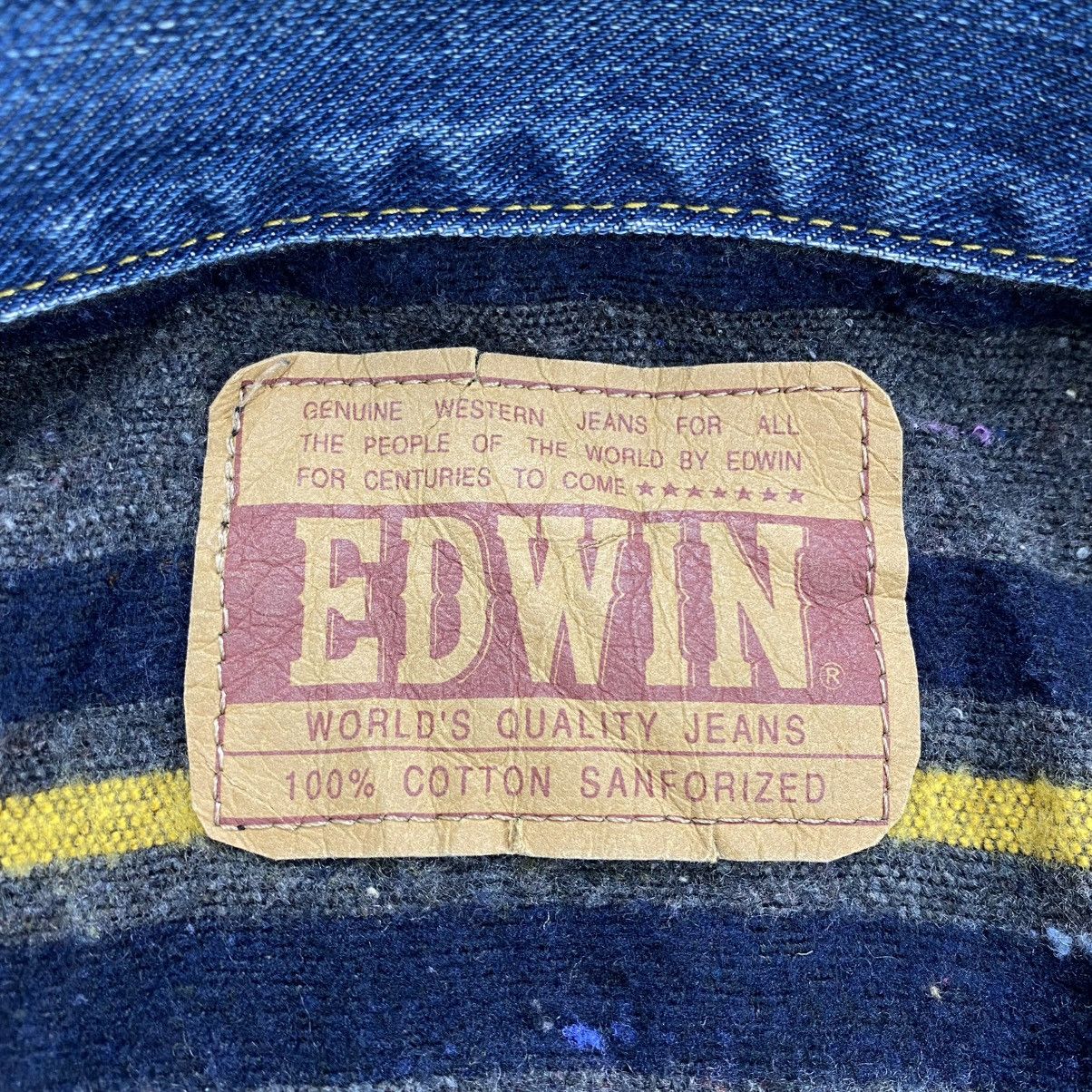 Edwin 1990s Vintage Edwin Blanket Japanese Denim Jacket Sugar Cane Size US M / EU 48-50 / 2 - 6 Thumbnail