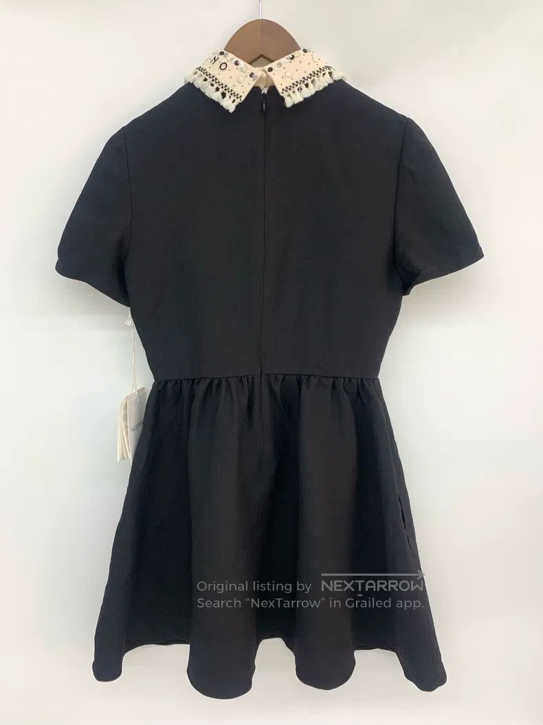 Valentino Valentino Embroidered neckline short-sleeved dress Size S / US 4 / IT 40 - 2 Thumbnail
