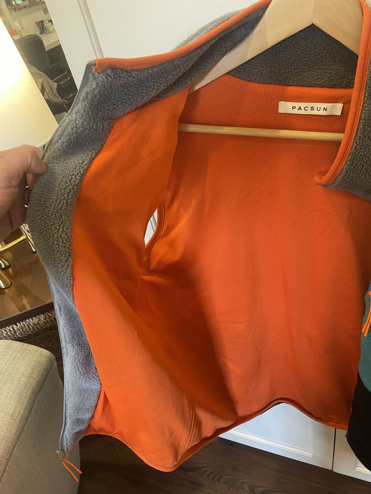 Pacsun Sz M Zip Up Fleece Vest Size US M / EU 48-50 / 2 - 4 Thumbnail