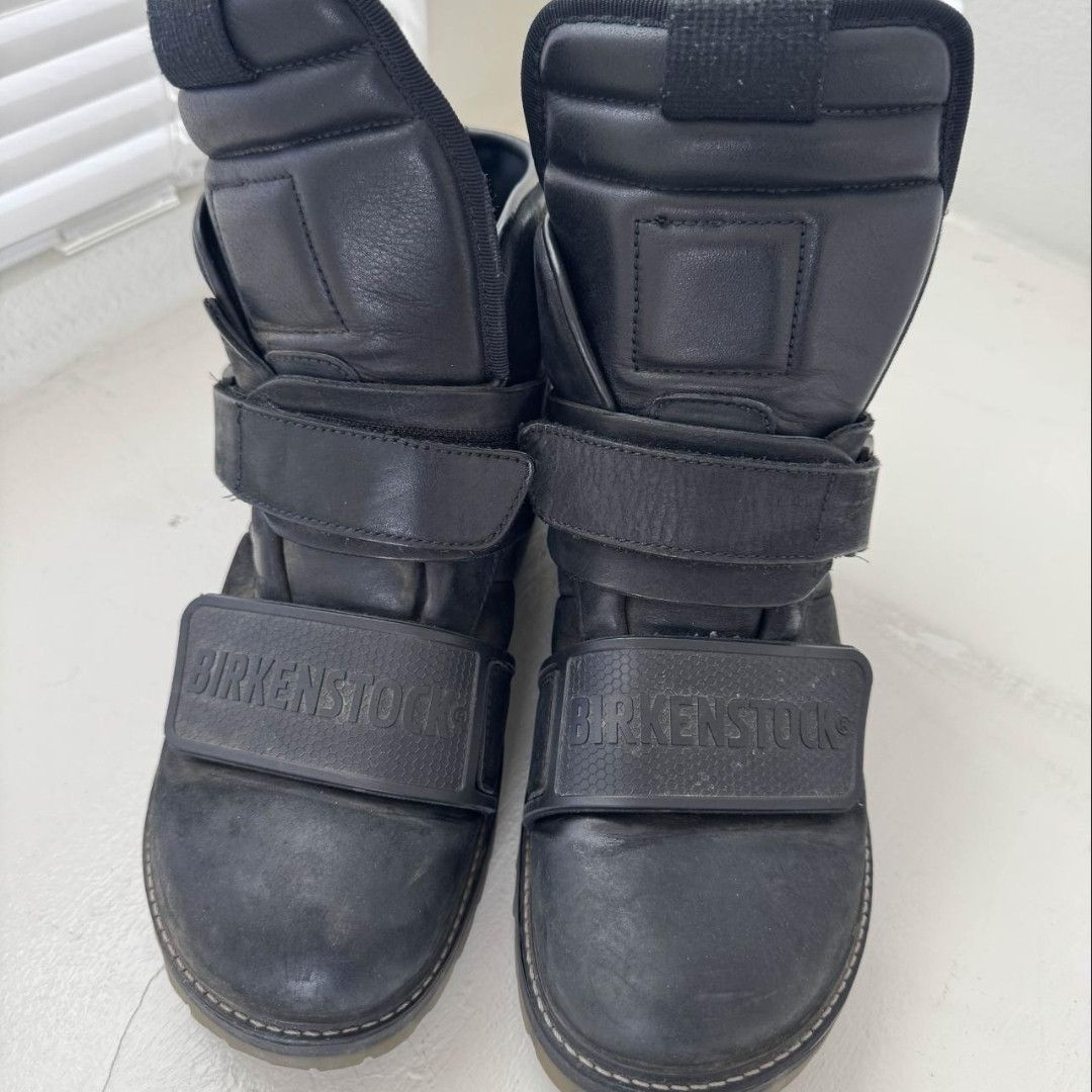 新品 RICK OWENS BIKENSTOCK HIGH SOCKS Rick Owens Gunmetal Sock Sneakers Rick Owens