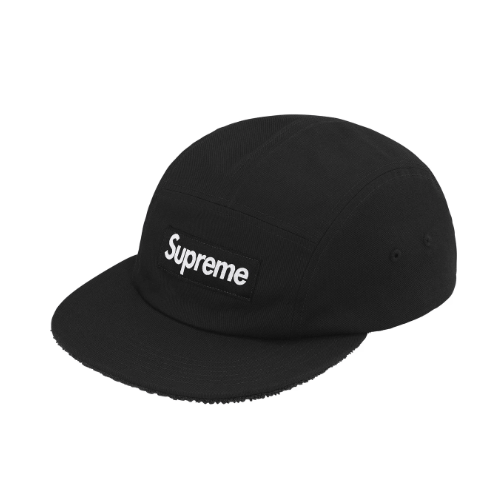 Supreme Supreme Reversible Terry Camp Cap Black SS25 Size ONE SIZE - 1 Thumbnail