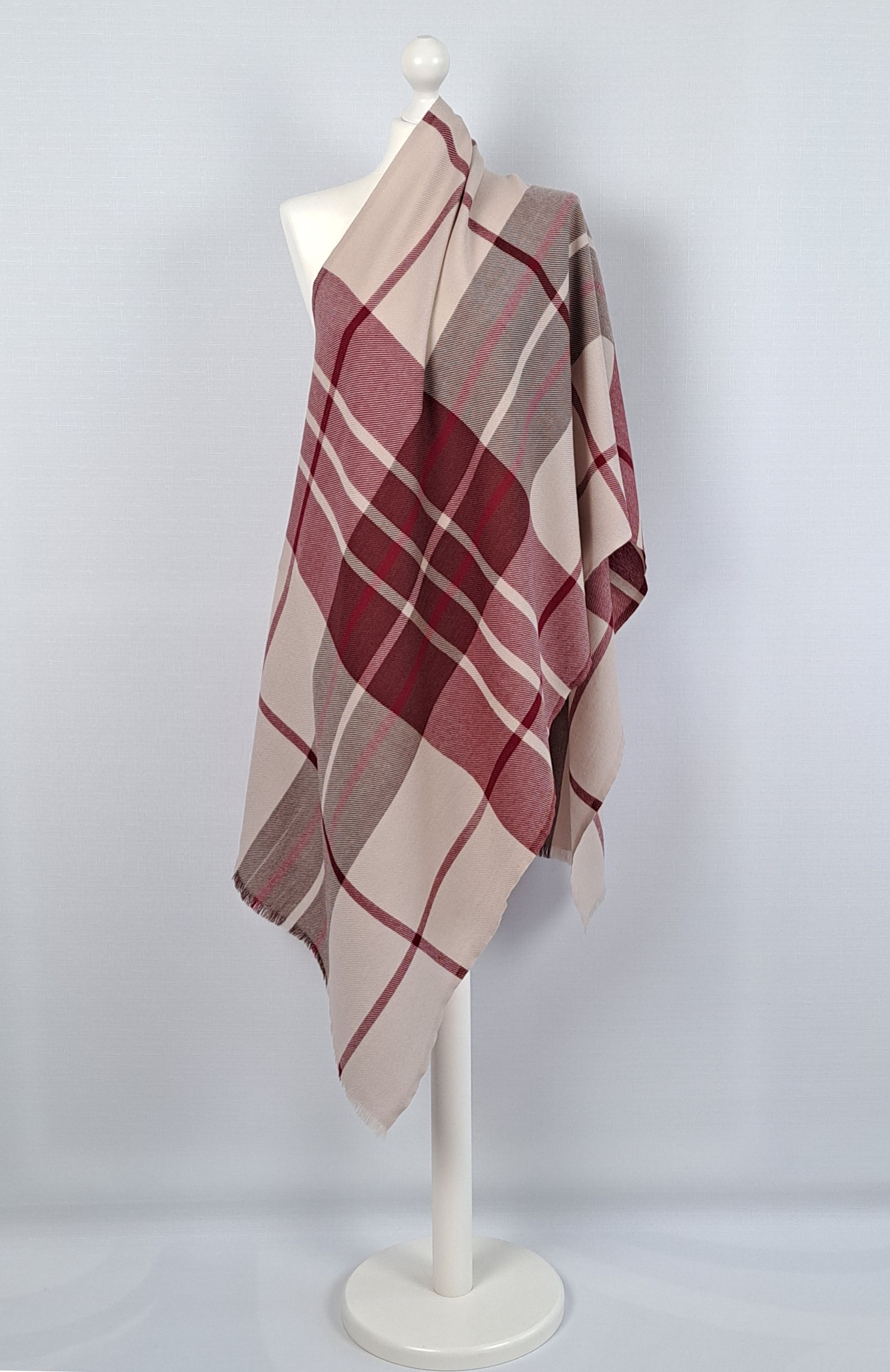 Ermenegildo Zegna Ermenegildo Zegna wool mega check luxury scarf. Size ONE SIZE - 4 Thumbnail