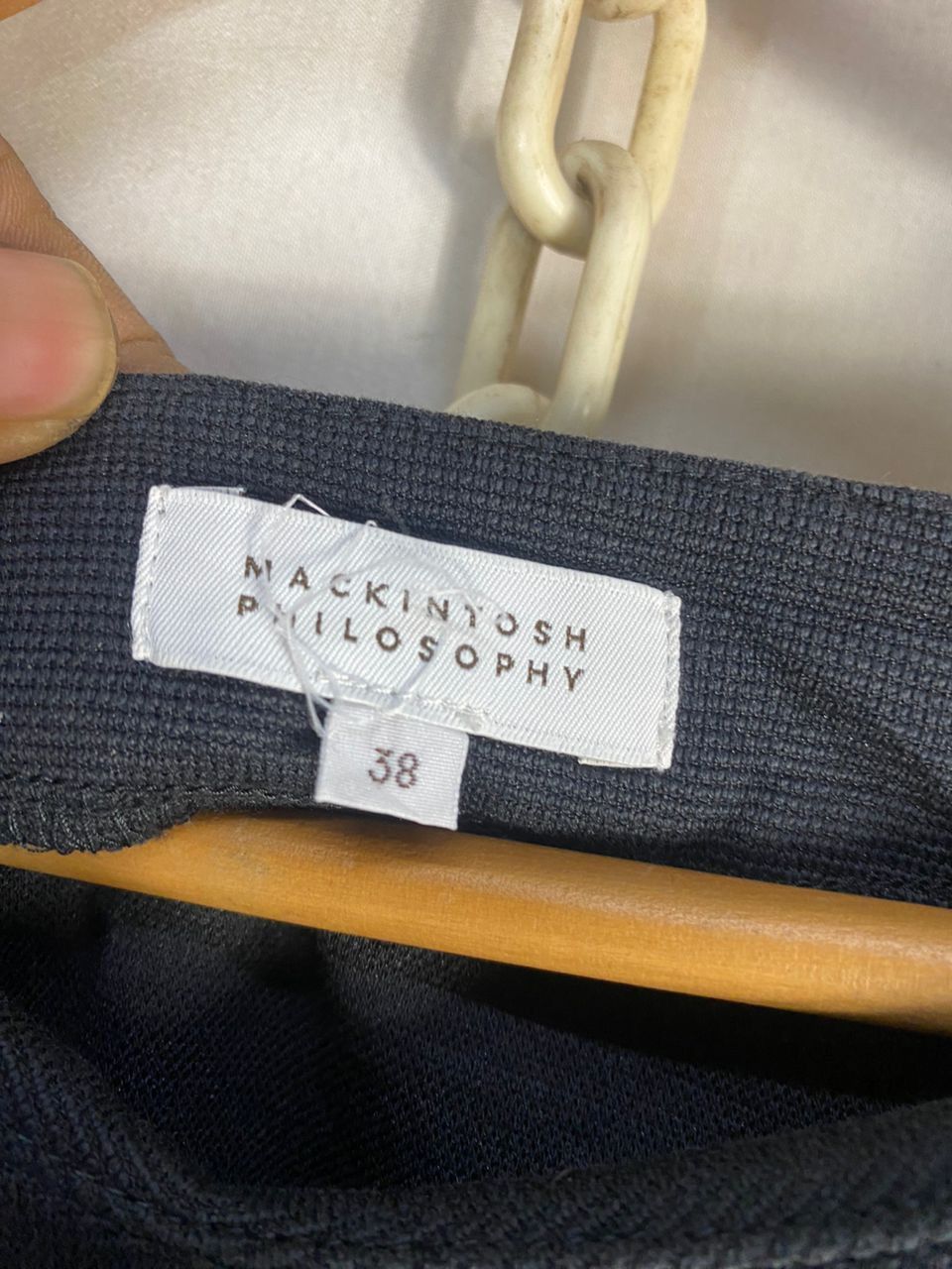 Designer × Mackintosh Mackintosh philosophy black blouse shirt Size M / US 6-8 / IT 42-44 - 4 Thumbnail