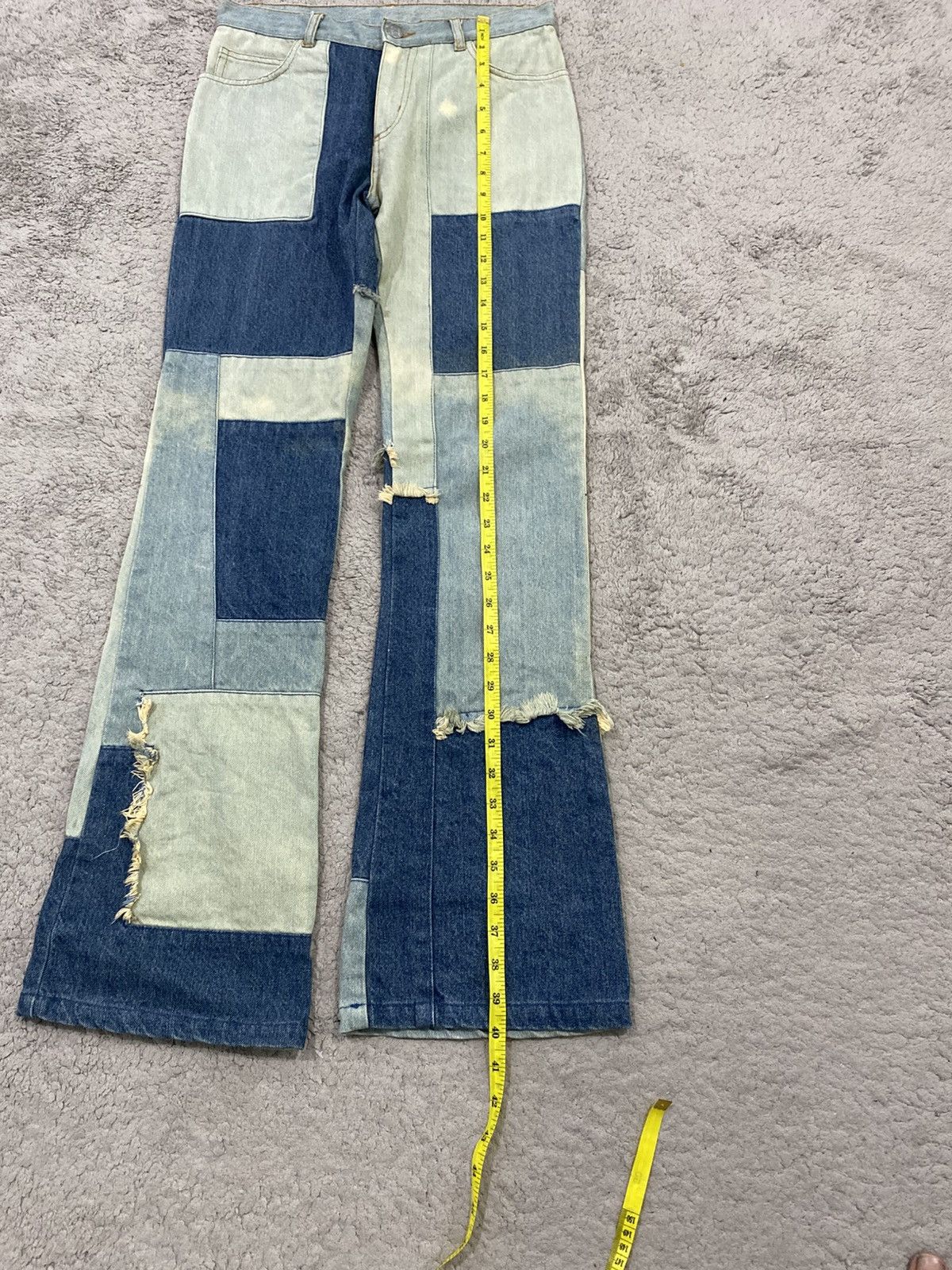 Kapital The Hipsite Patcwork Distressed Flare Denim Kapital Hysteric Size US 28 / EU 44 - 21 Thumbnail