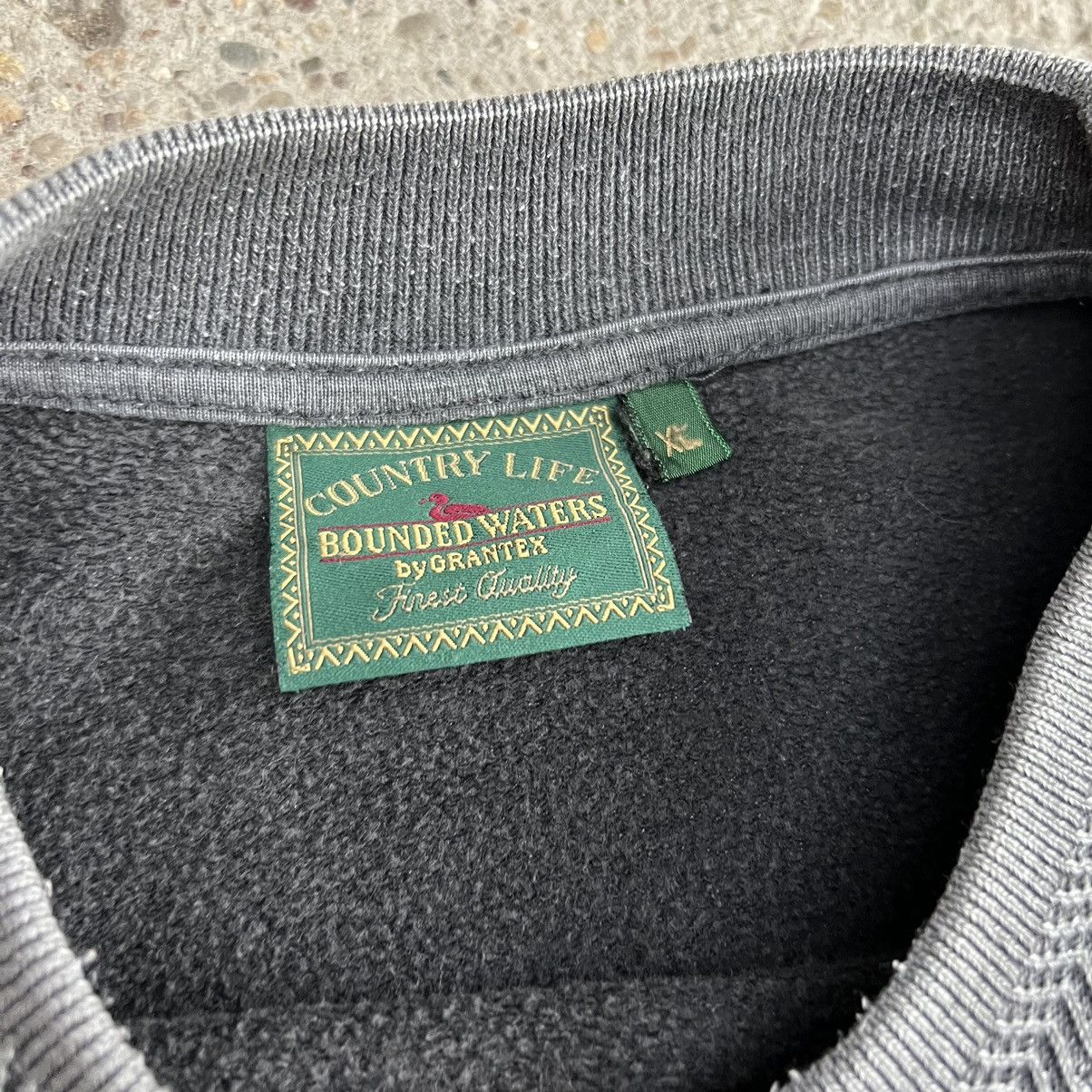 Russell Athletic × Vintage Vintage 90s Athletic Black Crewneck Sweatshirt Size US XL / EU 56 / 4 - 6 Thumbnail