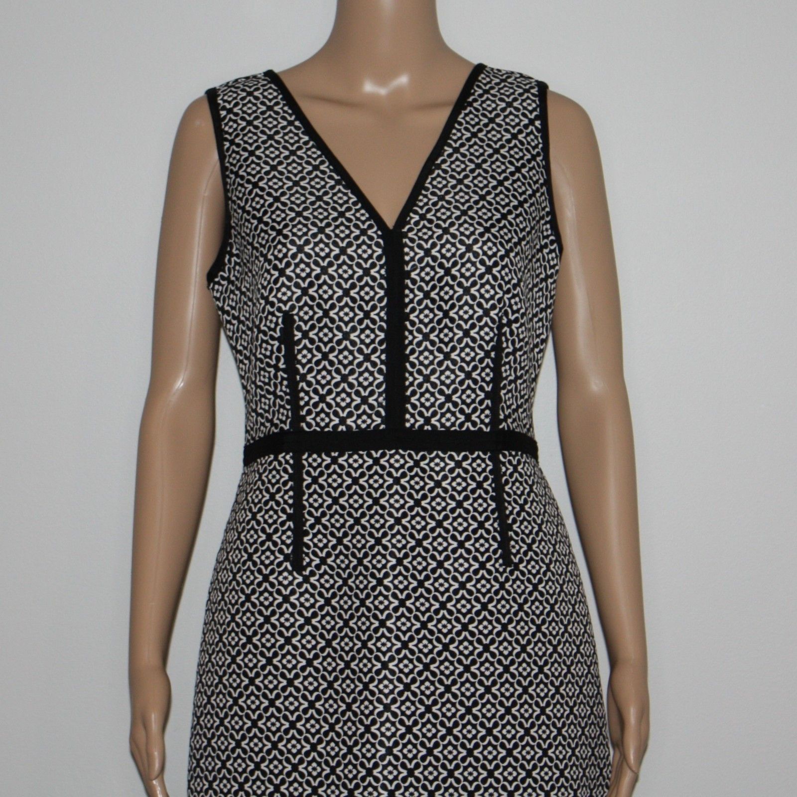 Other Max Studio Sleeveless with Jacquard Detail A-Line Dress NWT Size M / US 6-8 / IT 42-44 - 2 Thumbnail