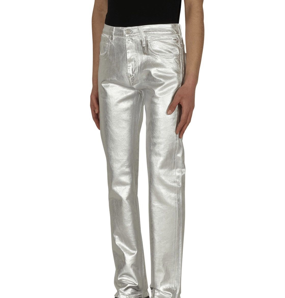 image of Mm6 Maison Margiela Silver Chrome, Men's (Size 30)