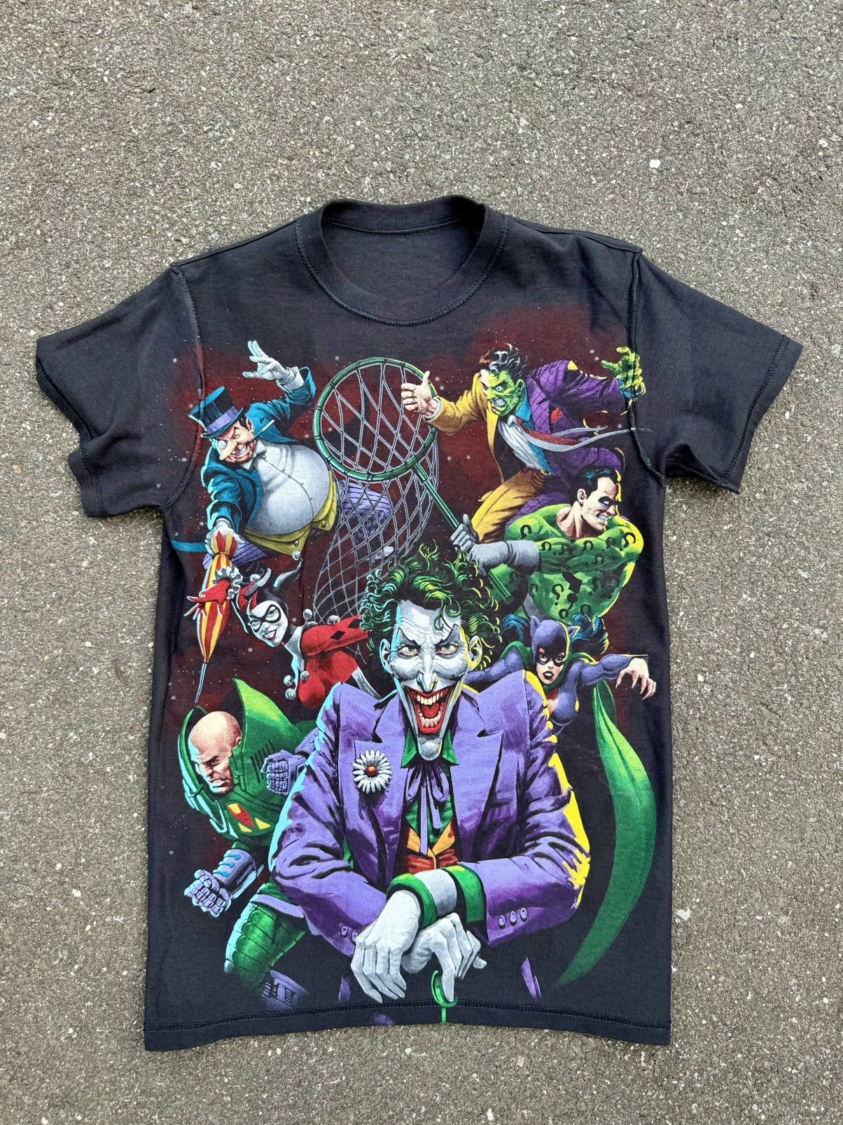 DC Comics Men’s DC Comics Justice League AOP Reversible Tee Shirt Size US S / EU 44-46 / 1 - 4 Thumbnail