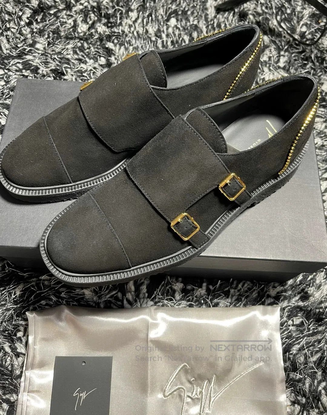 Giuseppe Zanotti GIUSEPPE ZANOTTI Suede Monk Shoes. Size US 7 / EU 40 - 4 Thumbnail