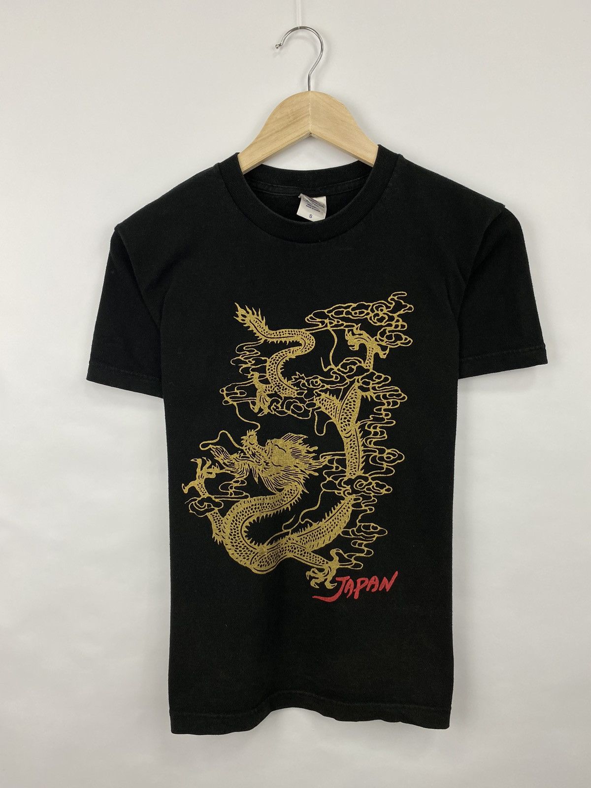 Japanese Brand 🇯🇵☯️ Vintage 90s Yin Yang Dragon Japan Style T-Shirt Rare Size US S / EU 44-46 / 1 - 2 Thumbnail