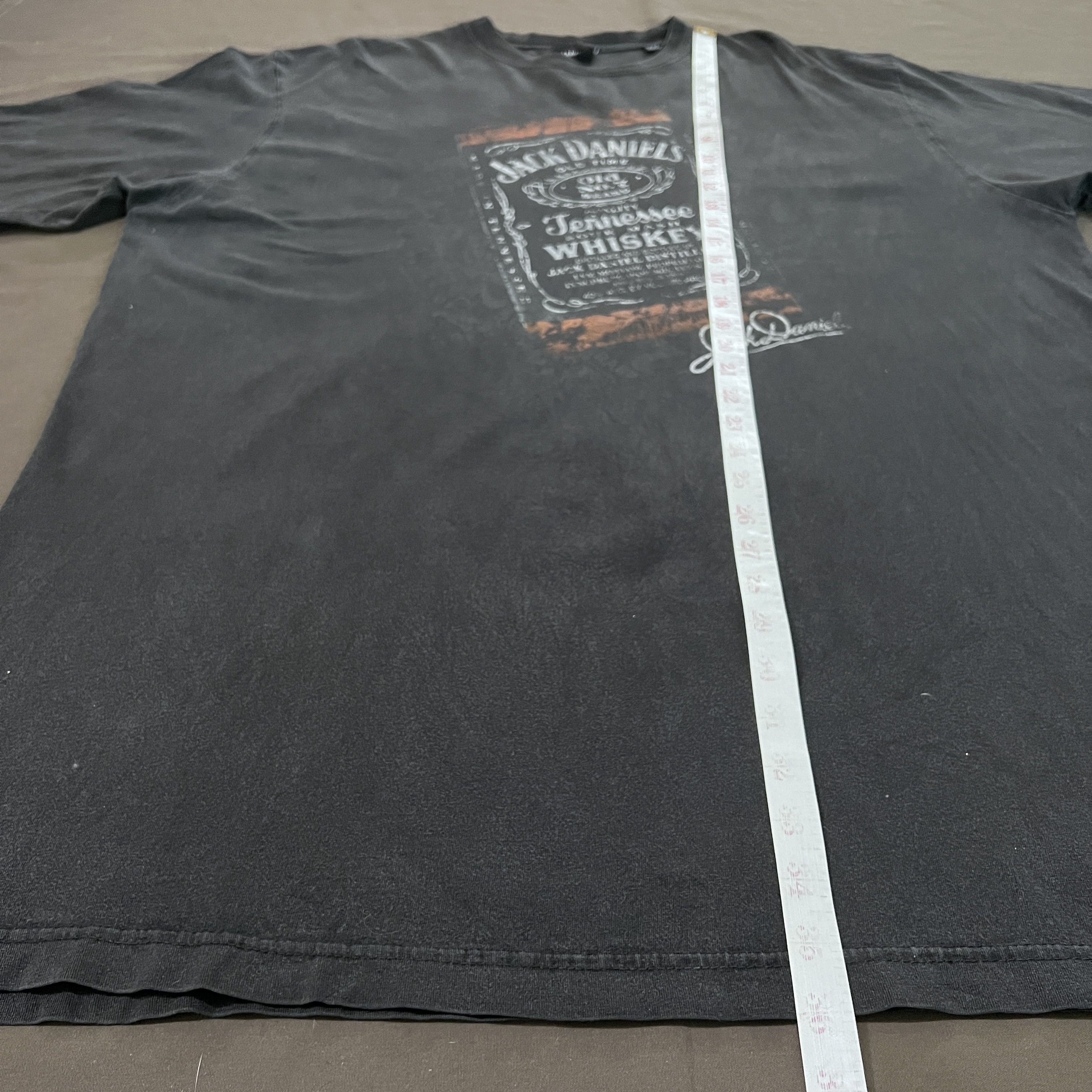 Japanese Brand Vintage Y2K Jack Daniels Promo Tee 2XL Faded Oversized Size US XXL / EU 58 / 5 - 10 Thumbnail