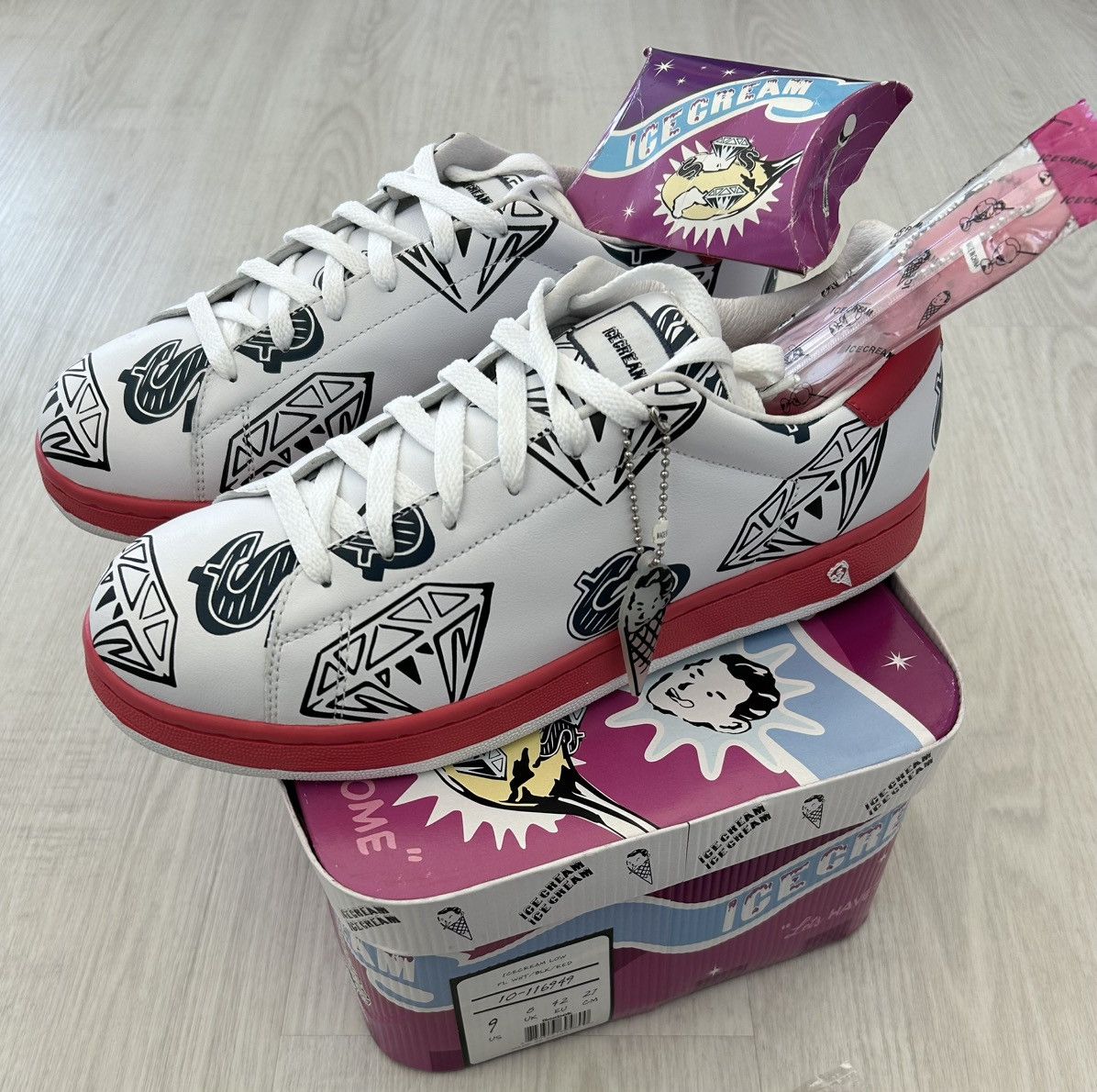 RARE OG REEBOK X BBC/ICE CREAM BOUTIQUE SNEAKER