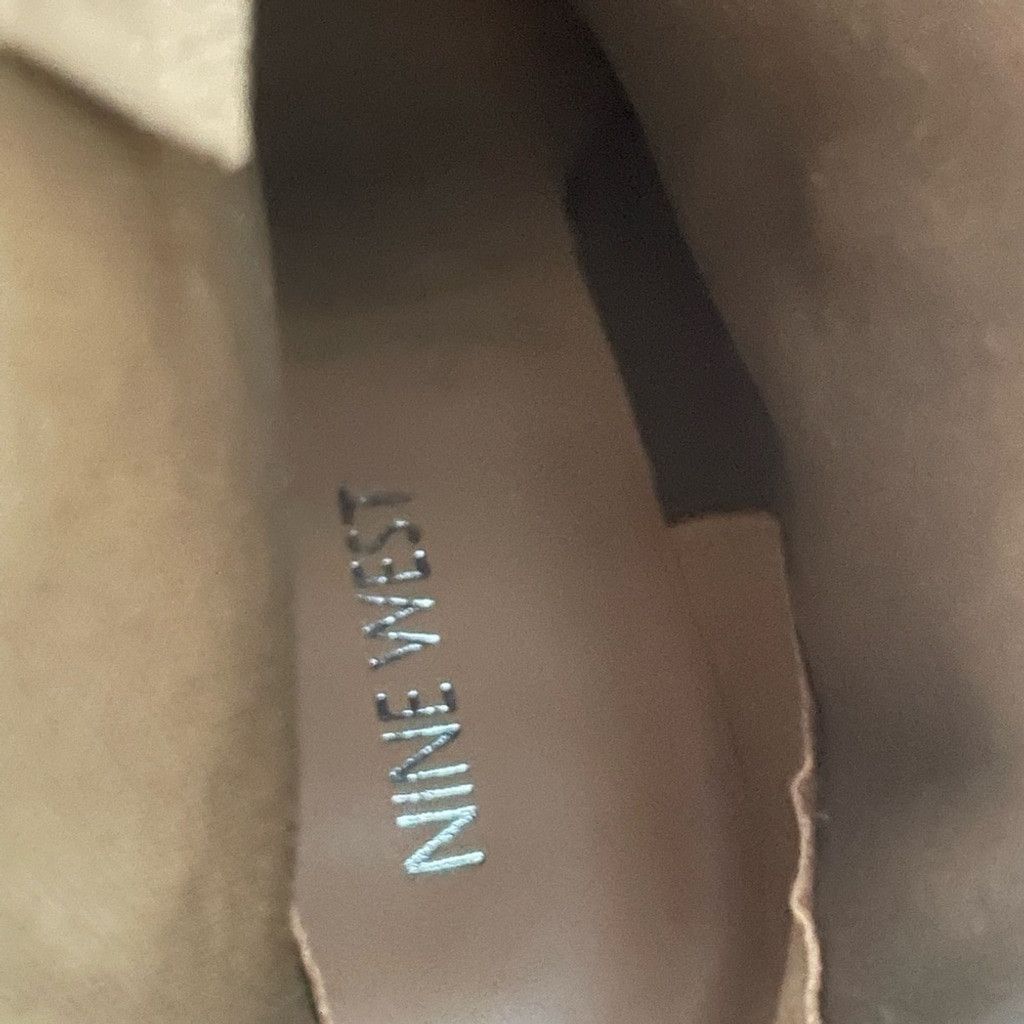 Nine West NWOT Nine West Tan Suede Platform Ankle Boots Size 8.5. Size US 8.5 / IT 38.5 - 15 Thumbnail
