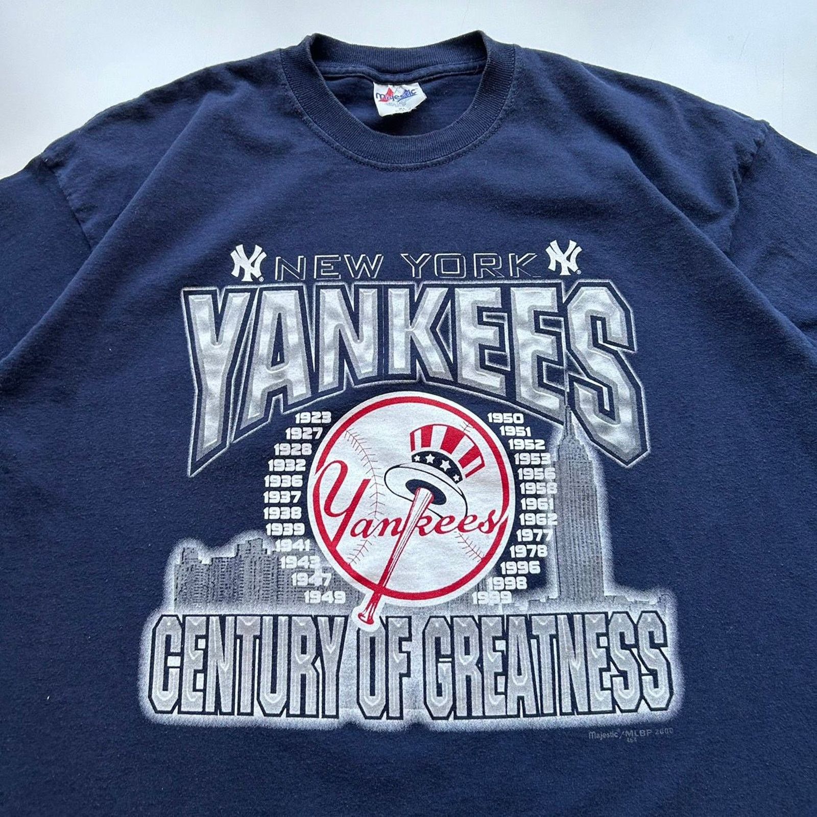 Majestic Vintage Y2K New York Yankees MLB Shirt XL Majestic Baseball Size US XL / EU 56 / 4 - 2 Thumbnail