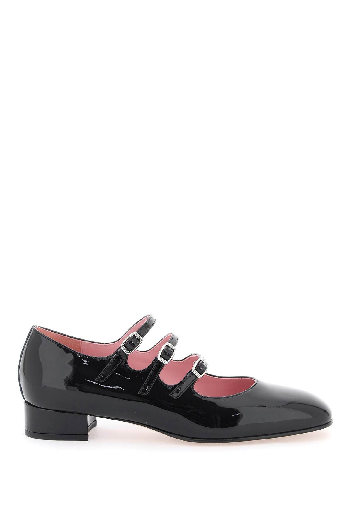 image of Carel Paris Carel Patent Leather Ariana Mary Jane Shoes in Noir, Women's (Size 11)