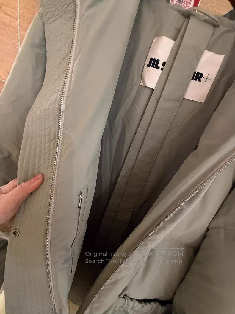 Jil Sander Jil Sander Women's long hooded down jacket Size S / US 4 / IT 40 - 3 Thumbnail