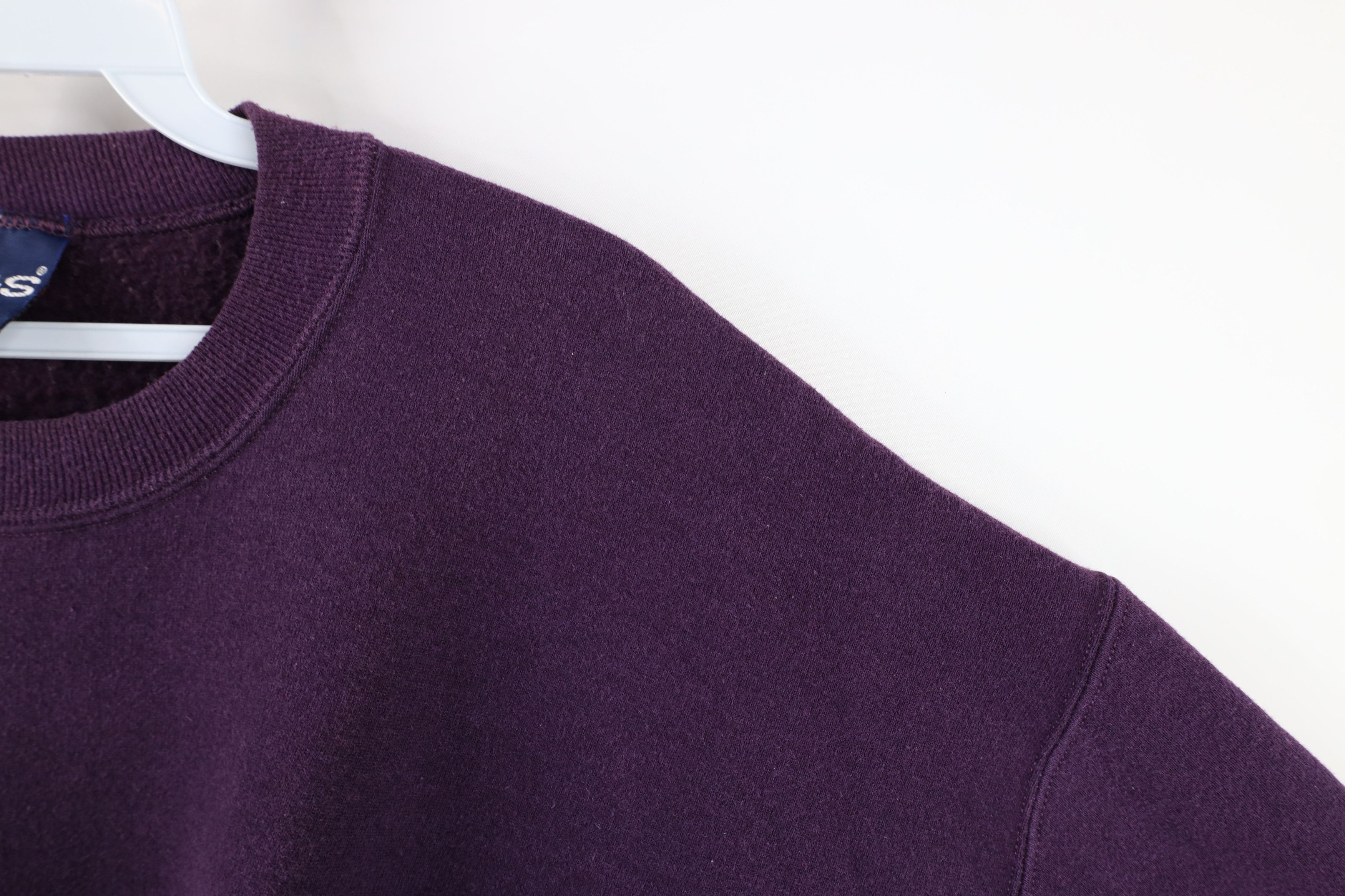Vintage Vintage 90s Streetwear Heavyweight Sweatshirt Purple USA Size US XL / EU 56 / 4 - 7 Thumbnail