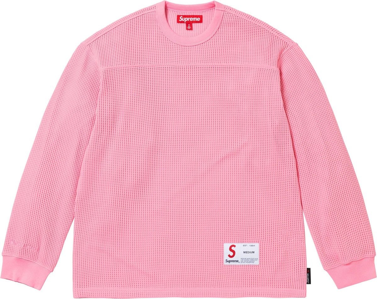 Supreme Supreme POLARTEC MESH L/S FOOTBALL TOP Pink SS25 Size XL Size US XL / EU 56 / 4 - 1 Thumbnail