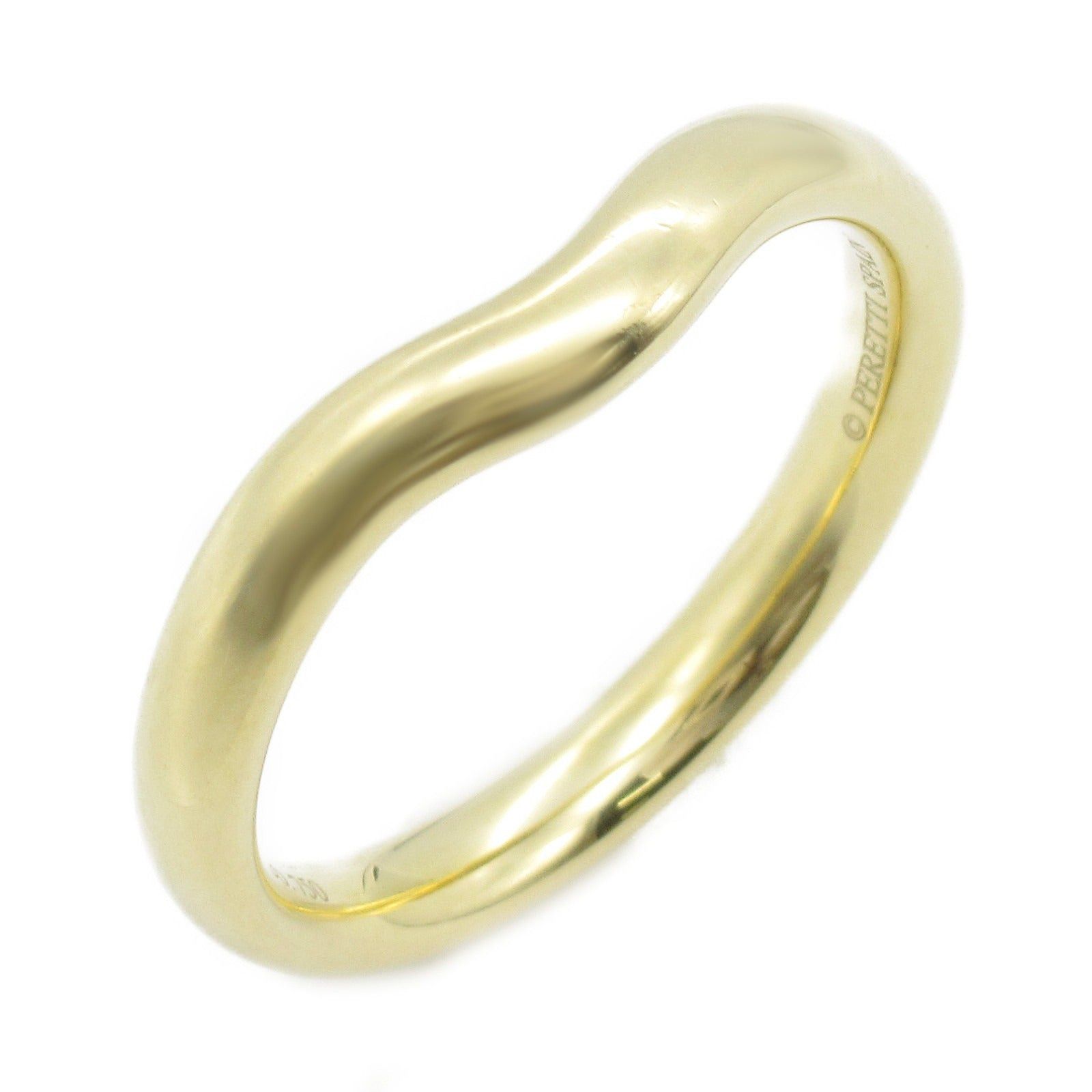 Tiffany & Co. Tiffany Co Curved Band Ring K18 (Yellow Gold) Gold Size ONE SIZE - 1 Thumbnail