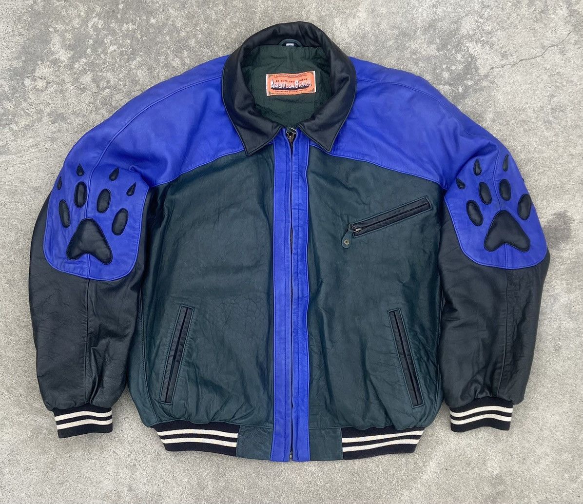 Michael Hoban 🟤Vintage American Basic Leather Jacket Like Michael Hoban🟤 Size US L / EU 52-54 / 3 - 6 Thumbnail