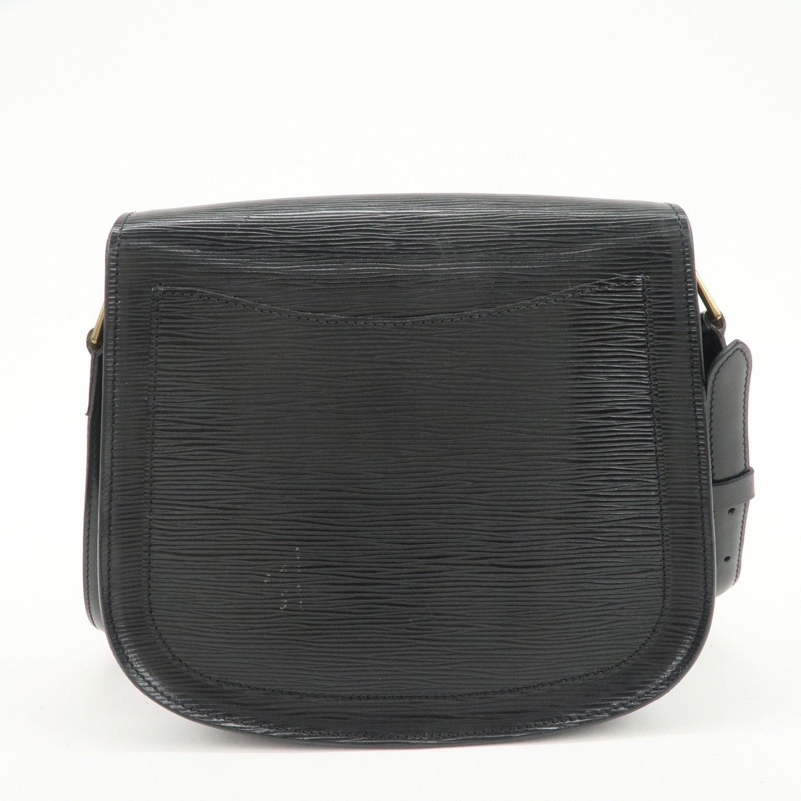 Louis Vuitton Louis Vuitton Epi Saint Cloud Shoulder Bag Leather Black Size ONE SIZE - 2 Thumbnail