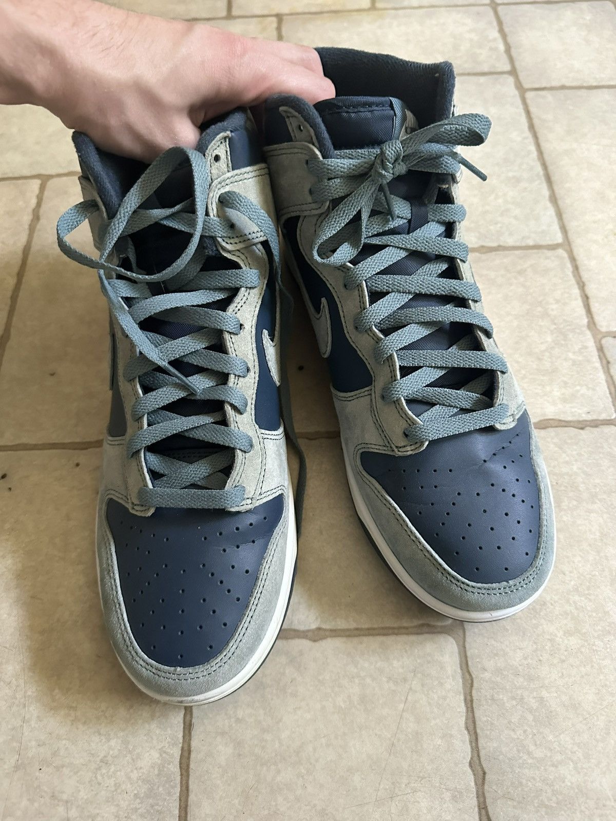 Nike Nike armory navy dunk high w/ rep box Size US 11.5 / EU 44-45 - 6 Thumbnail