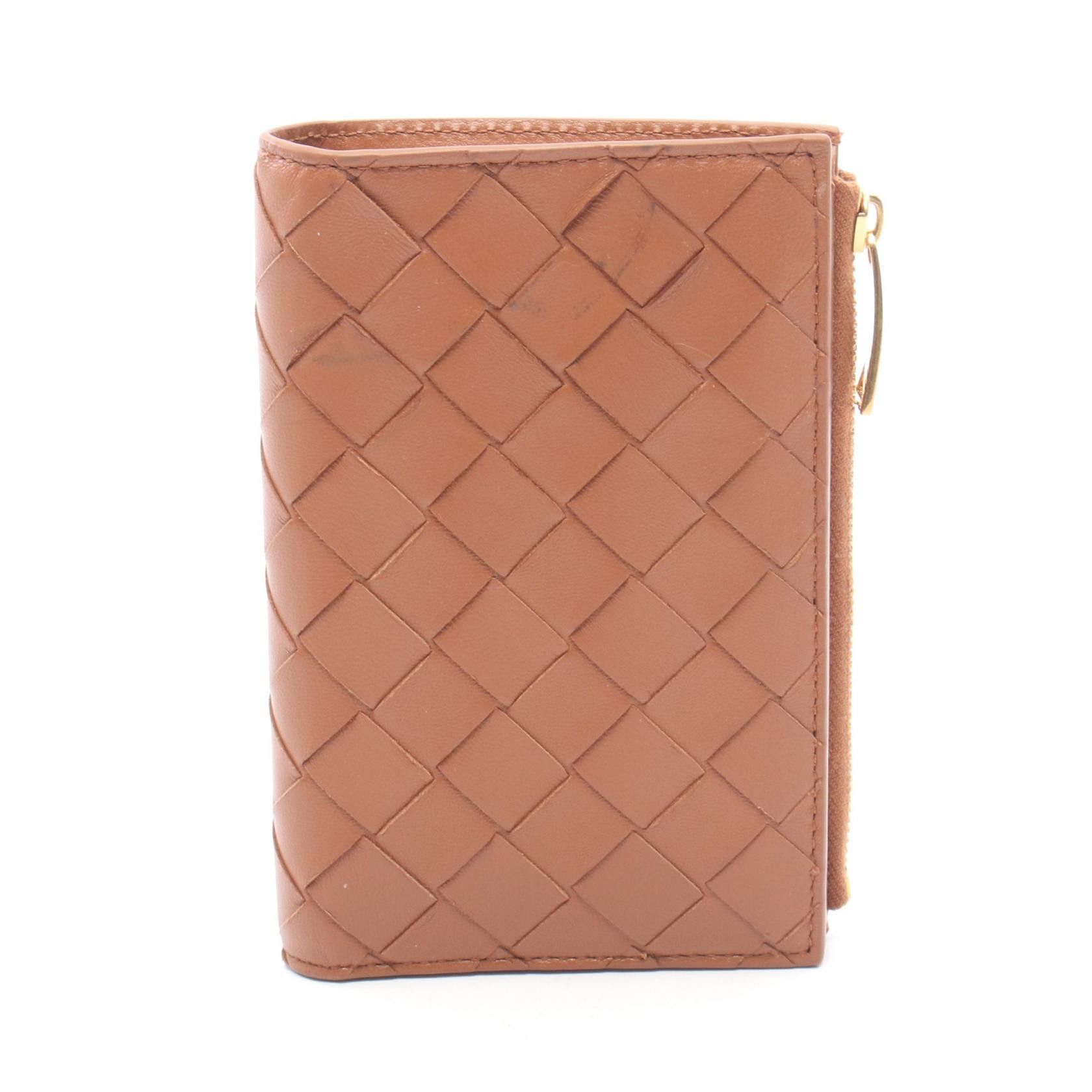 Bottega Veneta Bottega Veneta Bottega Veneta Intrecciato Lambskin Wallet Leather Short Wallet 749940 DUTY FREE for USA Size ONE SIZE - 1 Thumbnail