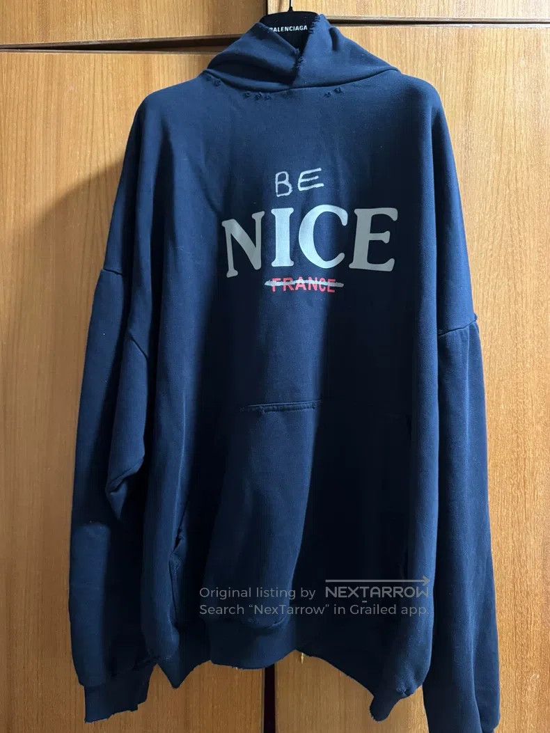 Balenciaga Balenciaga Playful slogan long-sleeve hoodie Size US M / EU 48-50 / 2 - 1 Thumbnail