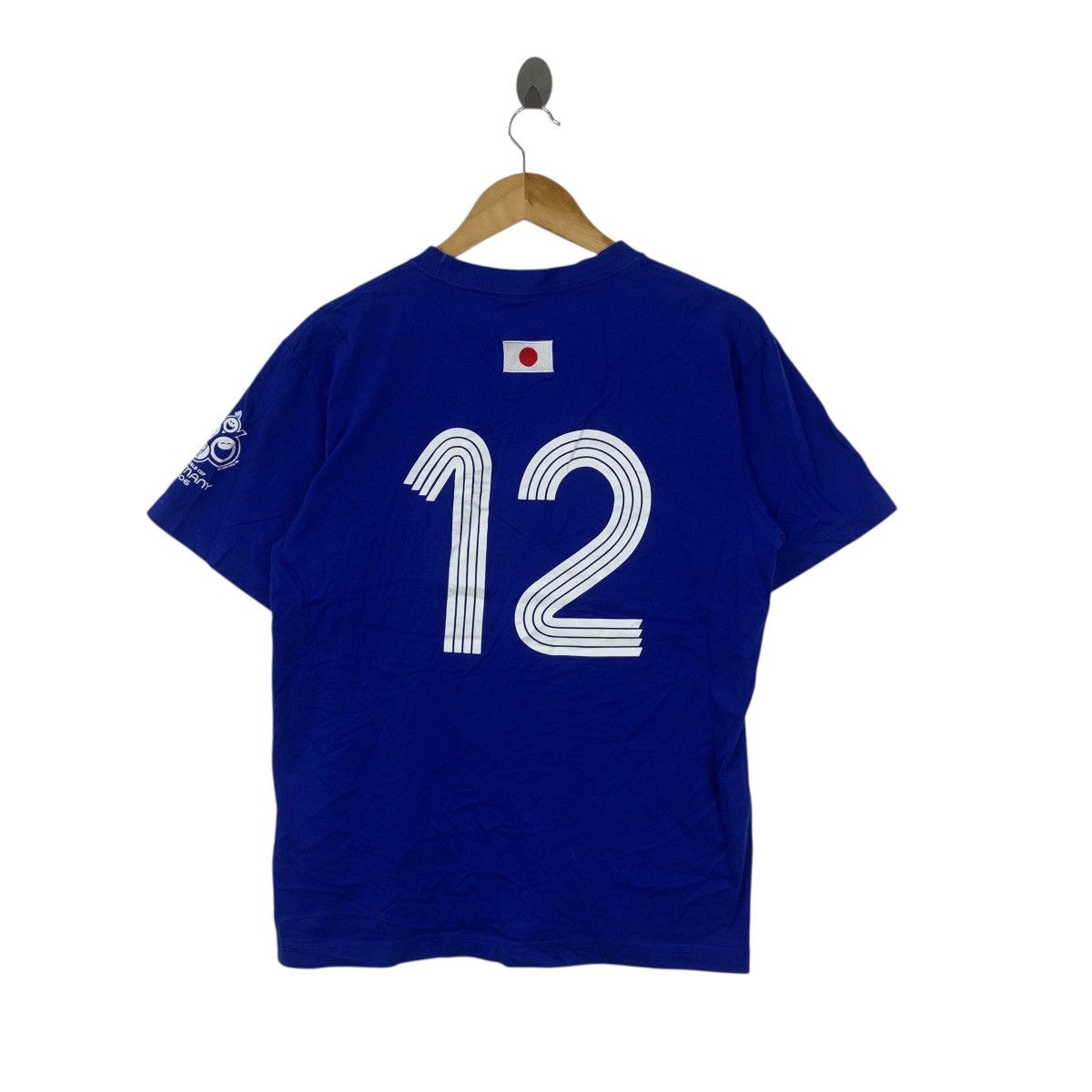 2006 Samurai Blueフットボール Vintage JAPAN FOOTBALL JFA Samurai Blue 2006 Germany Tee