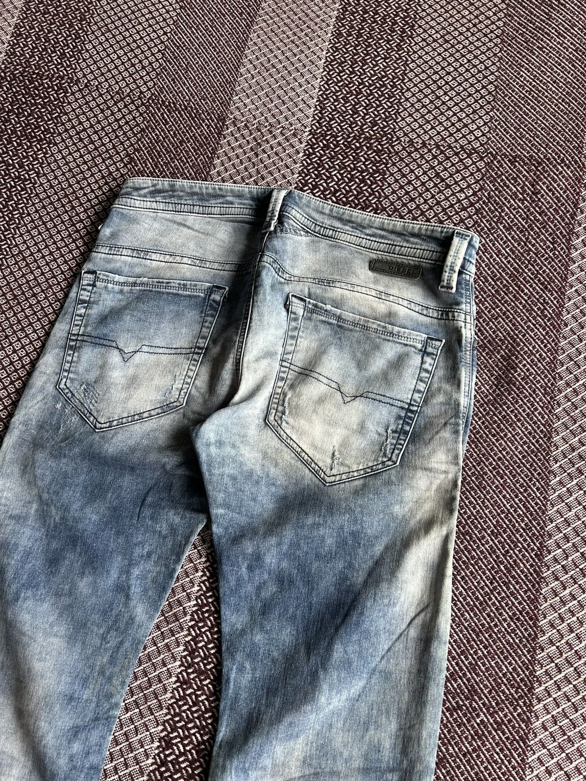 Japanese Brand Diesel Thavar Vintage Distressed Washed Denim Jeans Size 30 Size US 30 / EU 46 - 5 Thumbnail