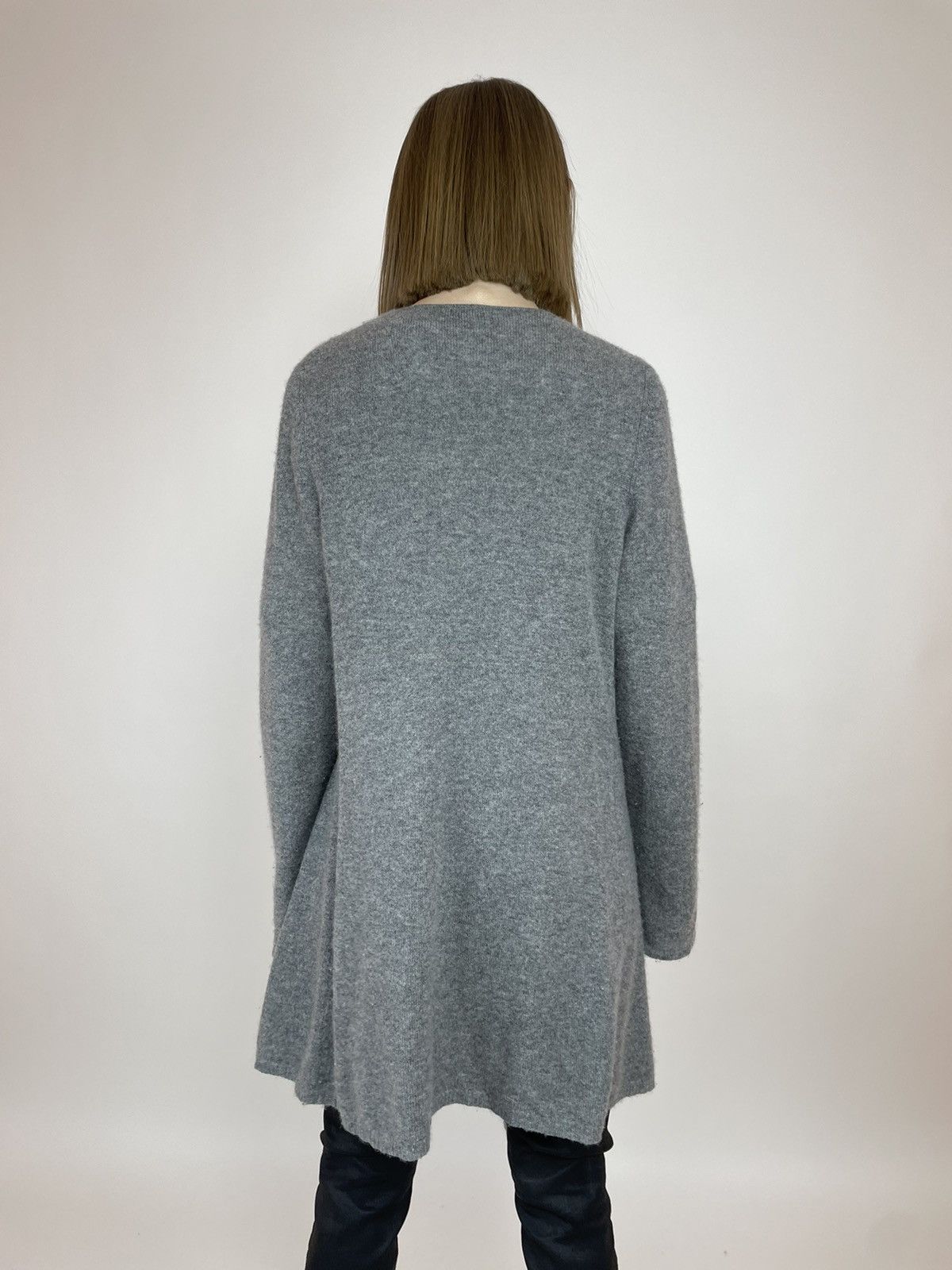 Designer Peter Hahn Cashmere Long Cardigan size 42 Size M / US 6-8 / IT 42-44 - 6 Thumbnail