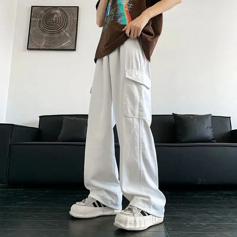 Japanese Brand Retro loose and loose wide leg pocket jeans Size US 30 / EU 46 - 2 Thumbnail