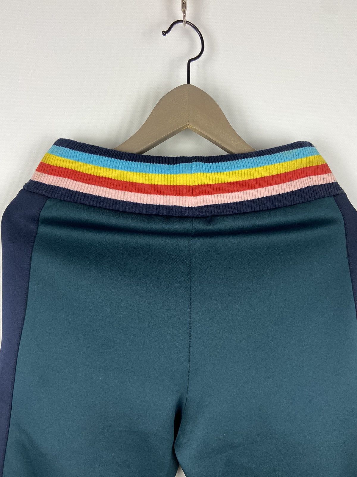 Designer × Mira Mikati Mira Mikati Trousers Joggers Raibow Track Green Pants Size 27" / US 4 / IT 40 - 13 Thumbnail