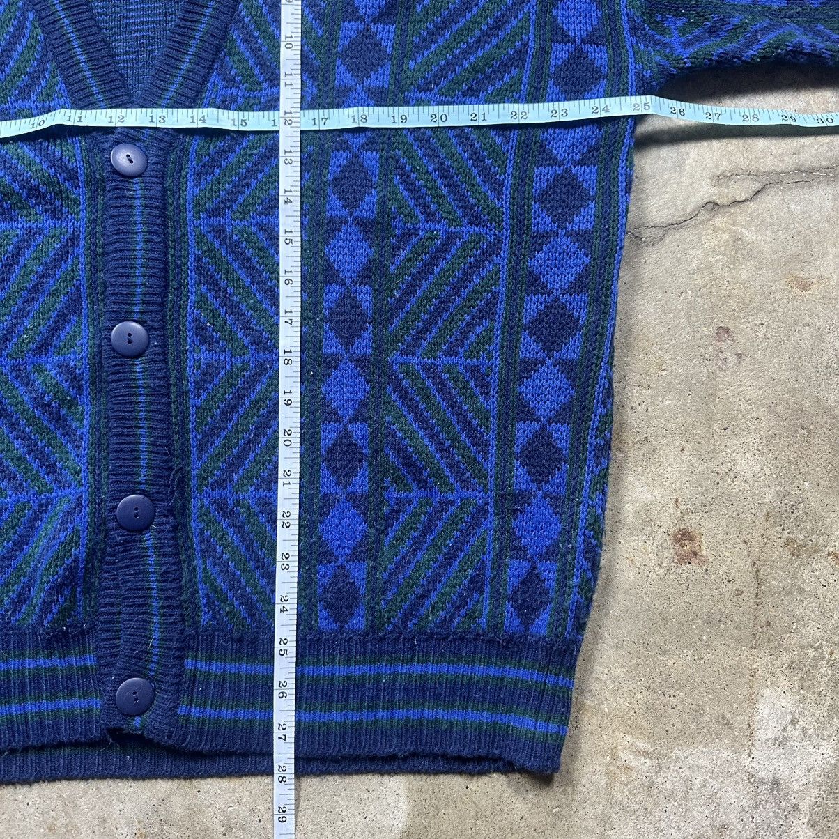 The Men's Store Vintage 80s Sears Aztec Tribal Knit Cardigan Sweater Size XL Size US XL / EU 56 / 4 - 7 Thumbnail