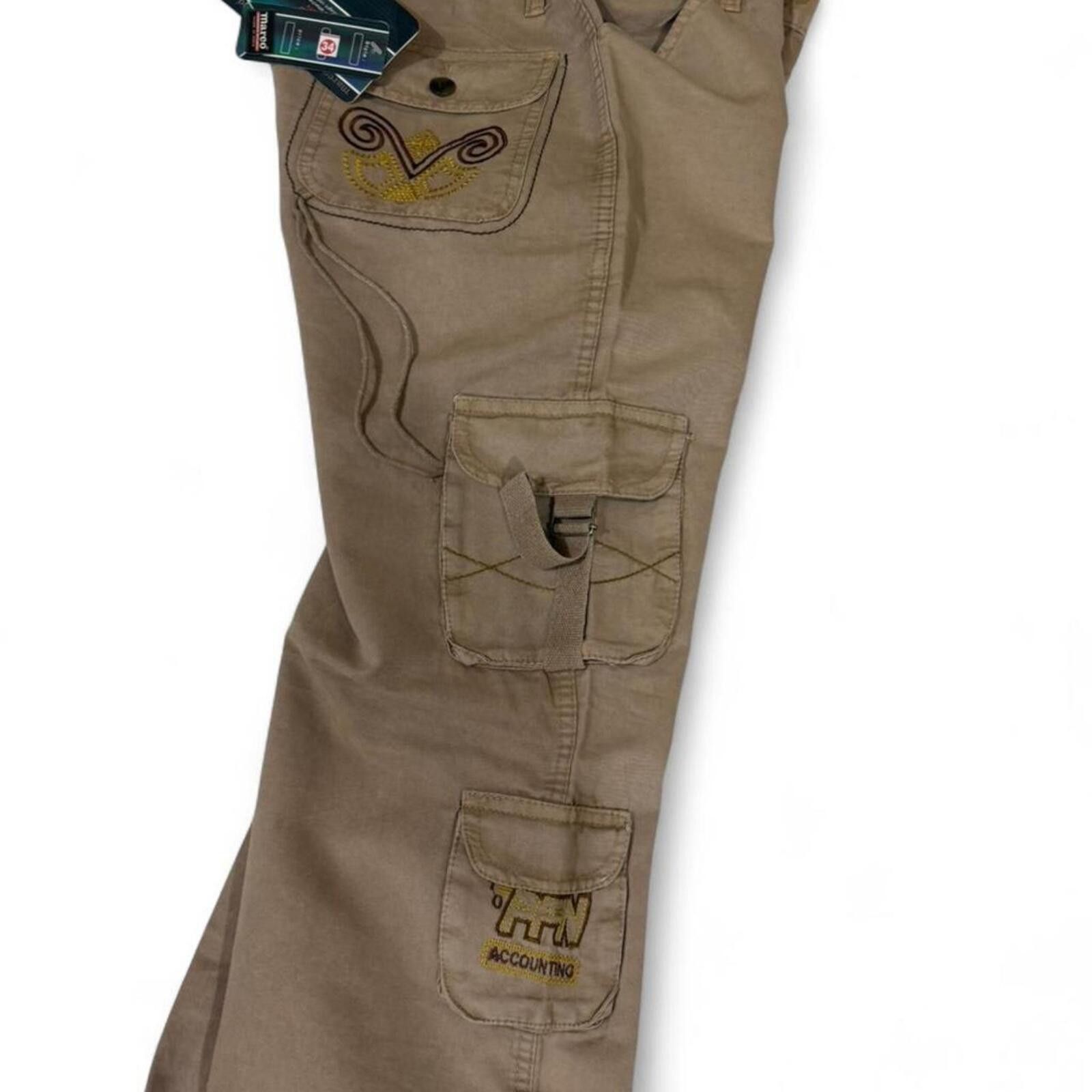 Other Marco cargo wide leg pants with unique design on back pocket Size 32" / US 10 / IT 46 - 7 Thumbnail